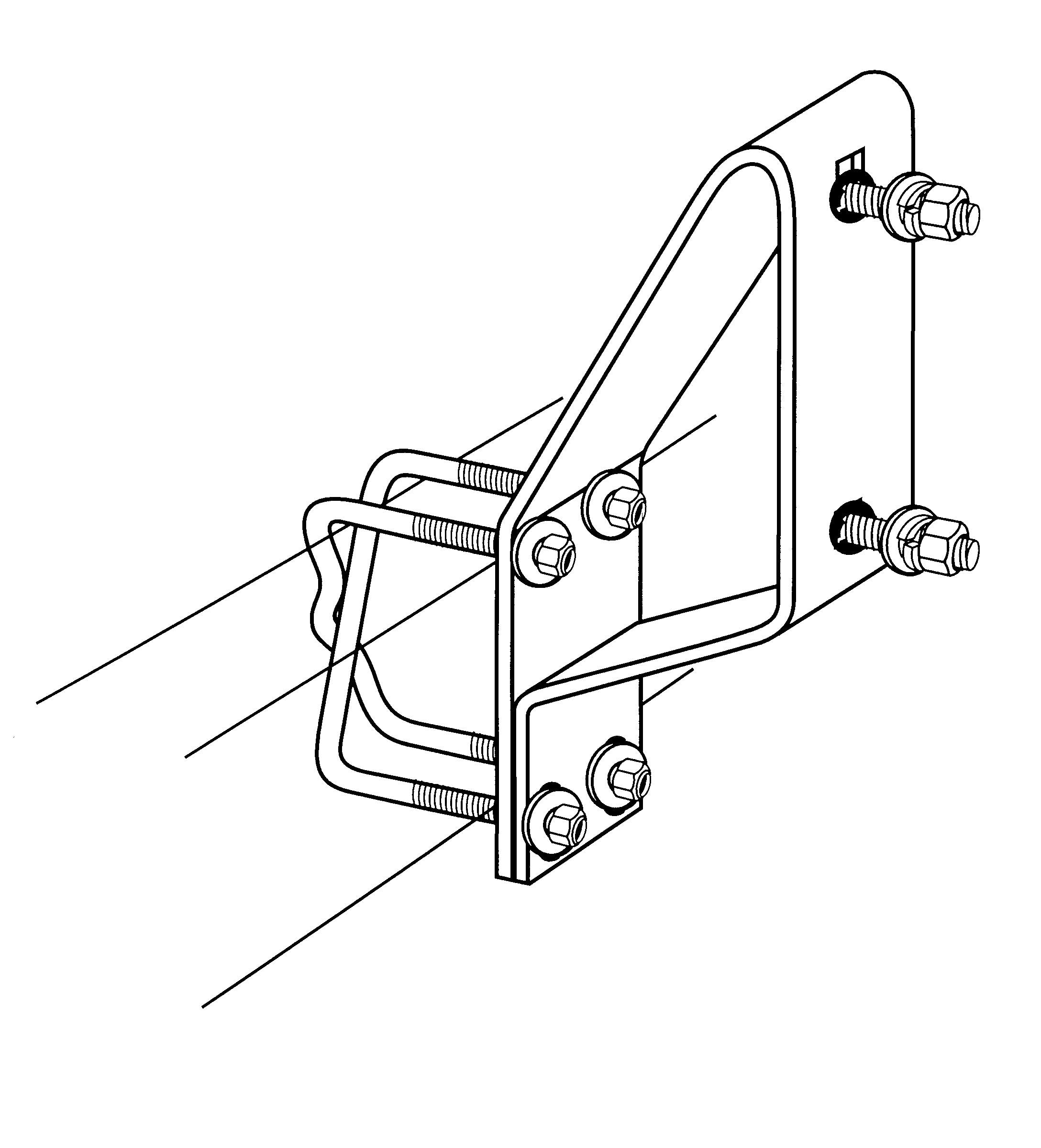 Ce Smith Smith Heavy-Duty Spare Trailer Tire Carrier