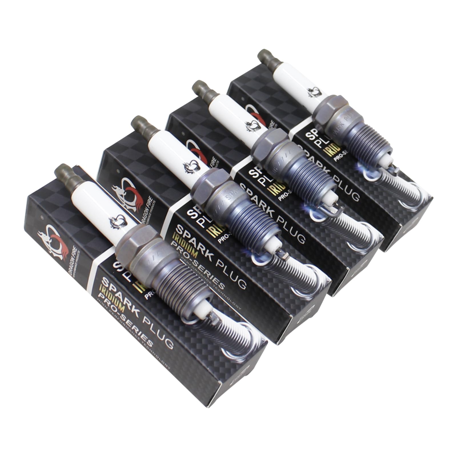 Dragon Fire Performance 8Pc Iridium Spark Plugs Compatible With Chevy Silverado Suburban Tahoe Gmc Yukon Sierra Buick Cadillac Escalade Hummer Ls1 5.3L 6.0L 6.2L V8 41-962 41-110 Oem Fit Dfsp1001X8