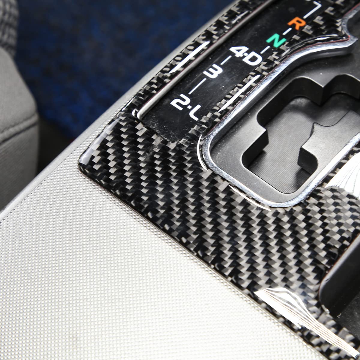 Taruisixt For Toyota Tacoma 2011-2015 Real Carbon Fiber Car Center Control Gear Shift Base Decorative Panel Cover Protection Car Interior Accessories