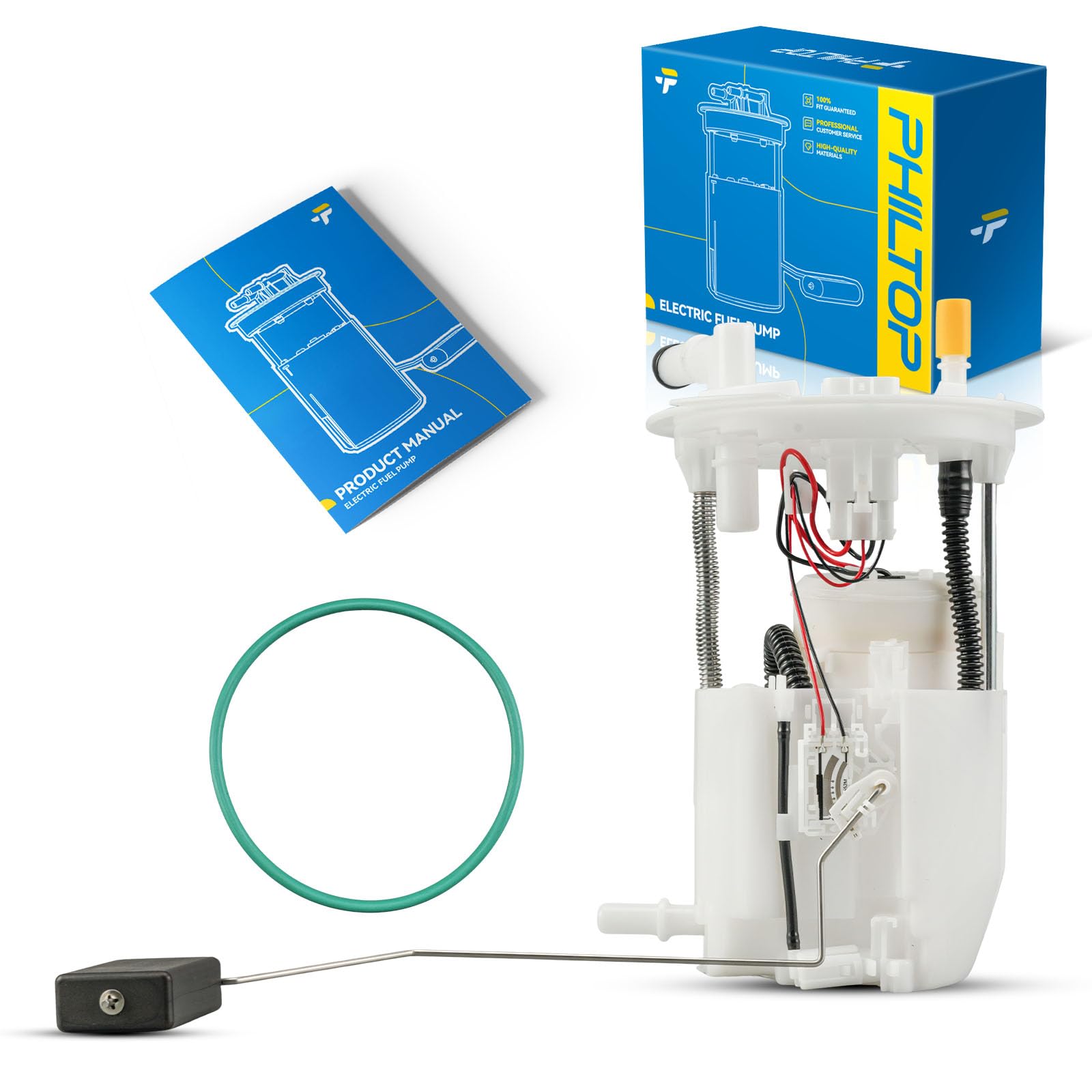 PHILTOP FG1551 Electric Fuel Pump Assembly Fit for Explorer 2013-2019 3.5L, Police Interceptor Utility 2014-2019 3.7L, Police In
