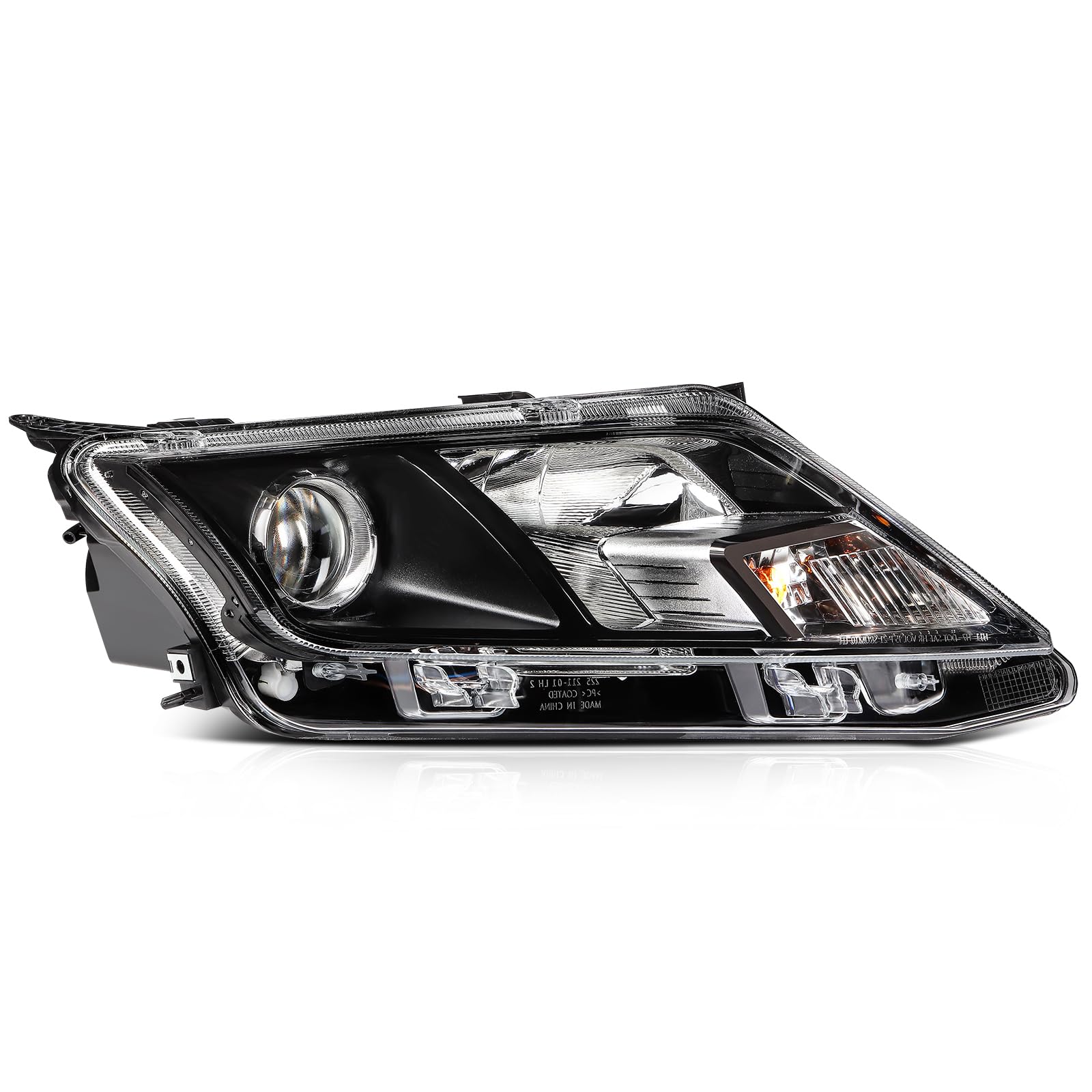 LBRST Headlights Fit 2010-2012 for Fusion Driver & Passenger Side Headlight Assembly FO2503273