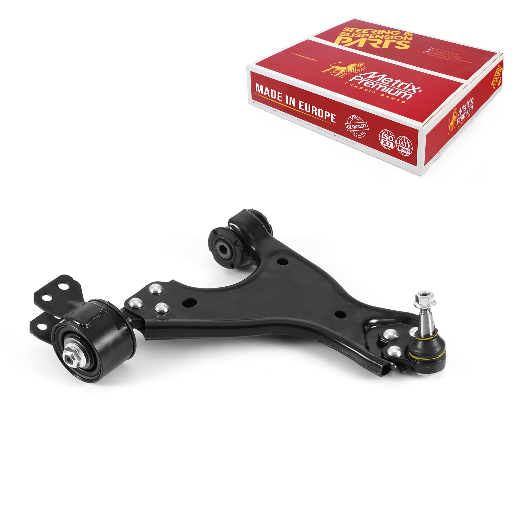 Metrix Premium Chassis Parts - Front Left Lower Control Arm W Ball Joint & Bushing Assembly Fits 07-16 Gmc Acadia, 09-17 Chevrol