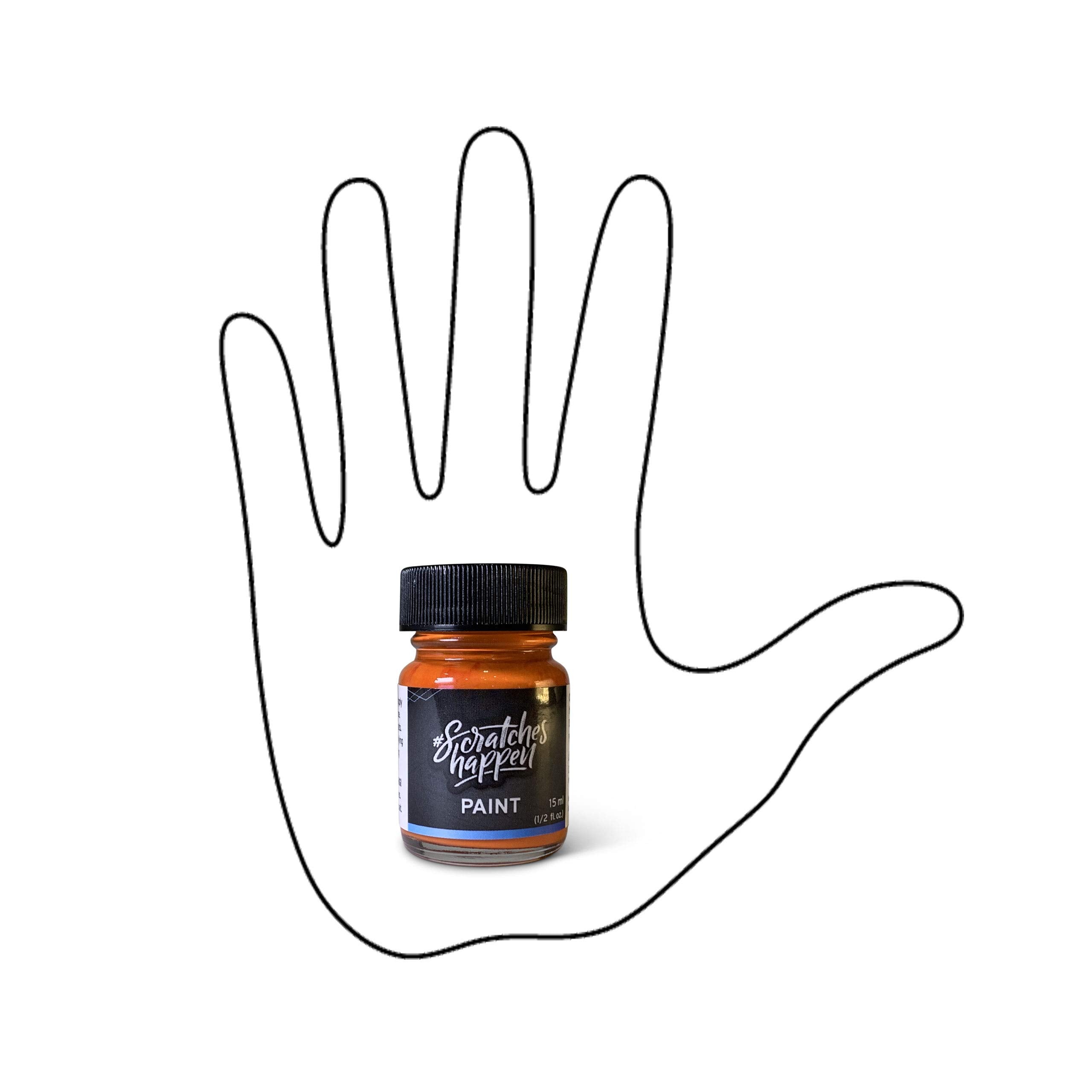 Scratcheshappen Exact-Match Touch Up Paint Kit Compatible With Audi Imola Yellow (Ly1C/1T) - Bottle, Essential
