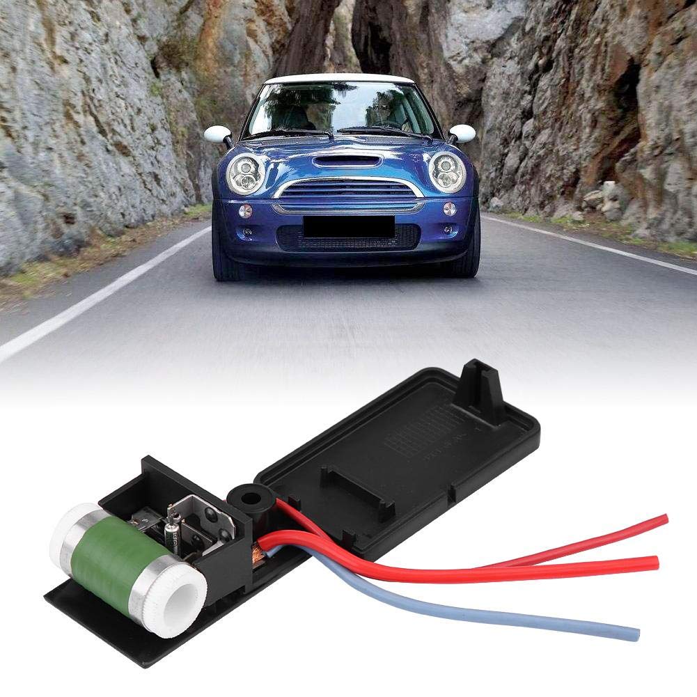 Car Engine Blower Fan Resistor, Keenso Engine Cooling Fan Motor Resistor 17117541092R For R50 R52 R53 2003-08