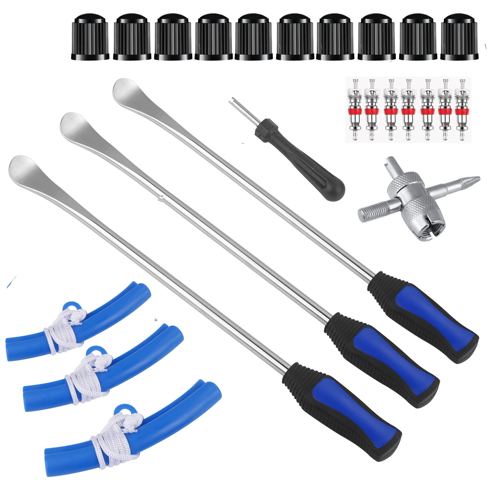 14.5''Tire Spoons Motorcycle Dirt Bike Tire Changing Tools Iron Set ,Tire Spoon Levers Tire Changer Kit For Atv Lawn Mower With