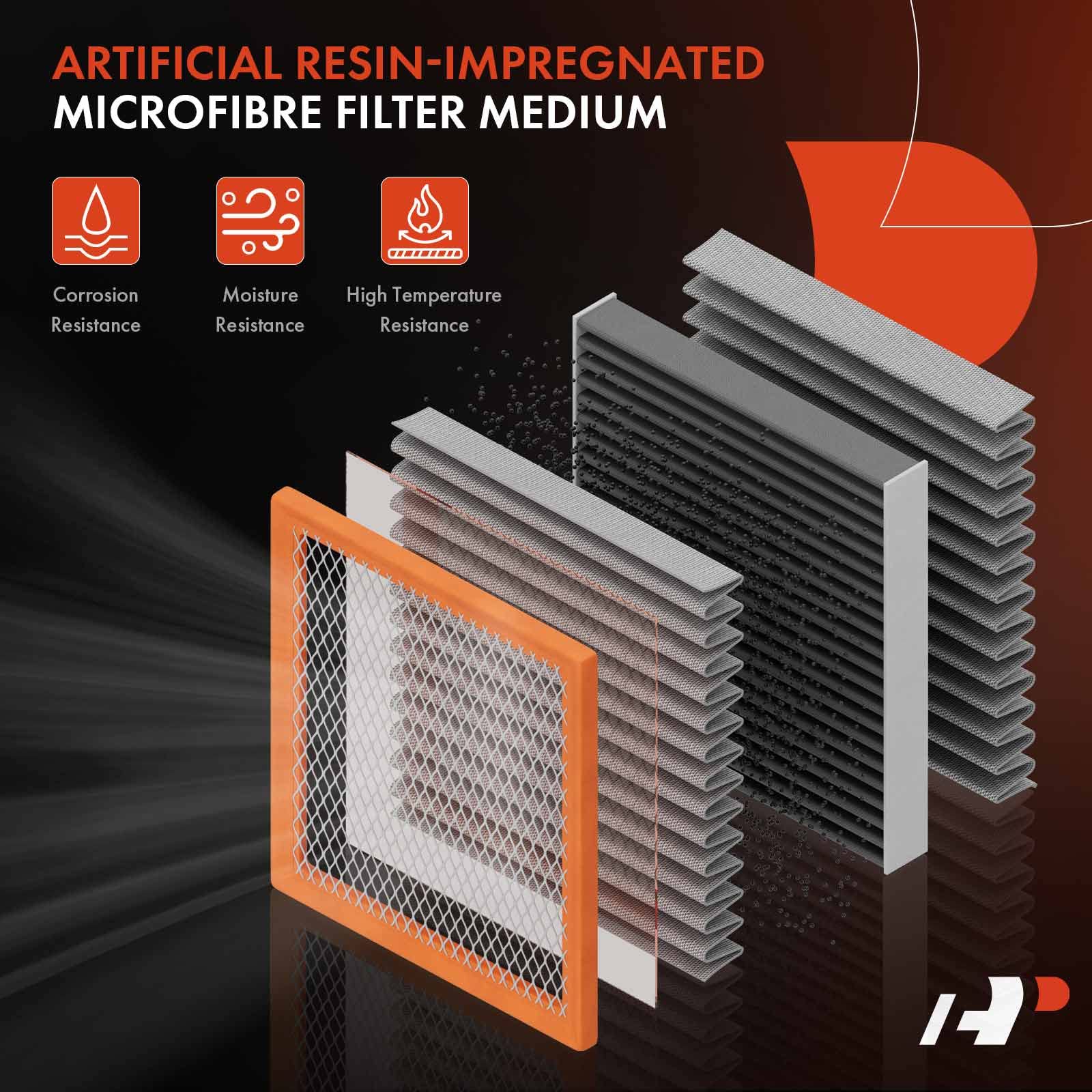 A-Premium Engine Air Filter Compatible with Selected Cadillac, Chevrolet & GMC Models - Silverado, Sierra, Avalanche, Suburban,