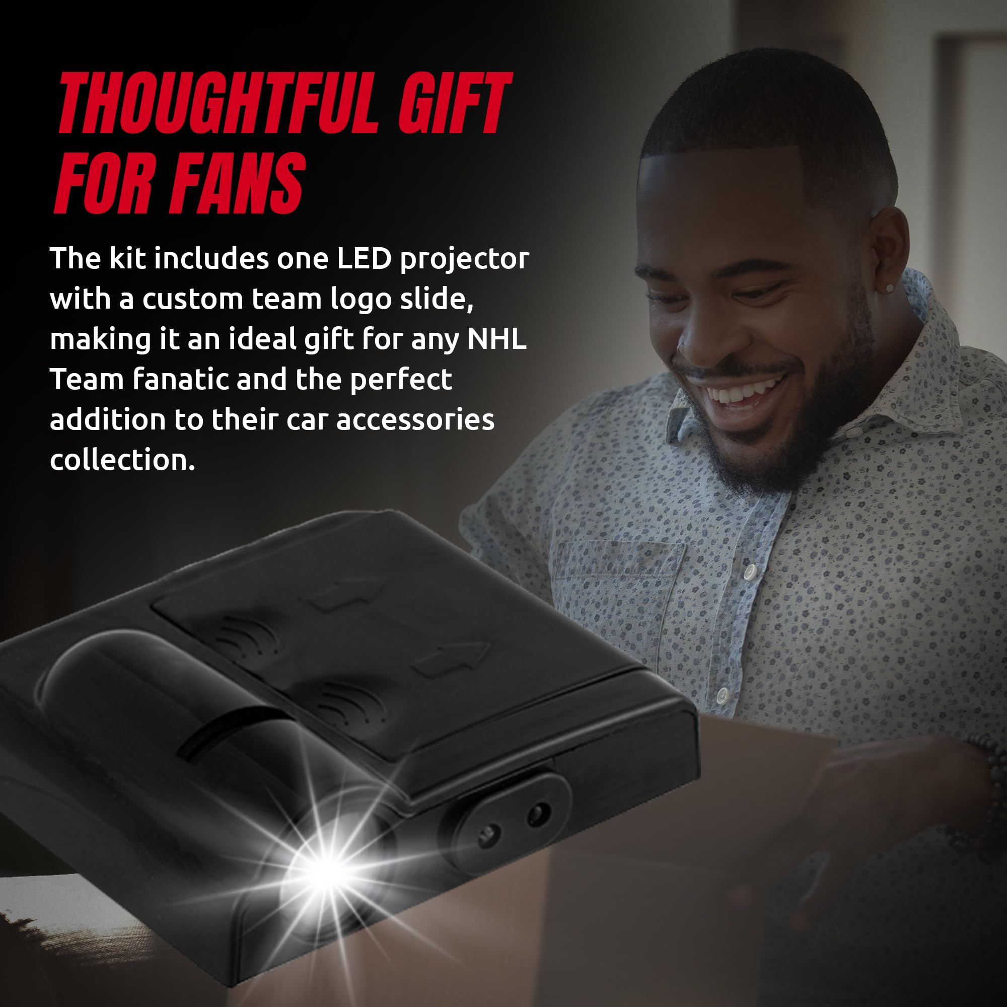 Detroit Red Wings Car Door Light Led Special Order