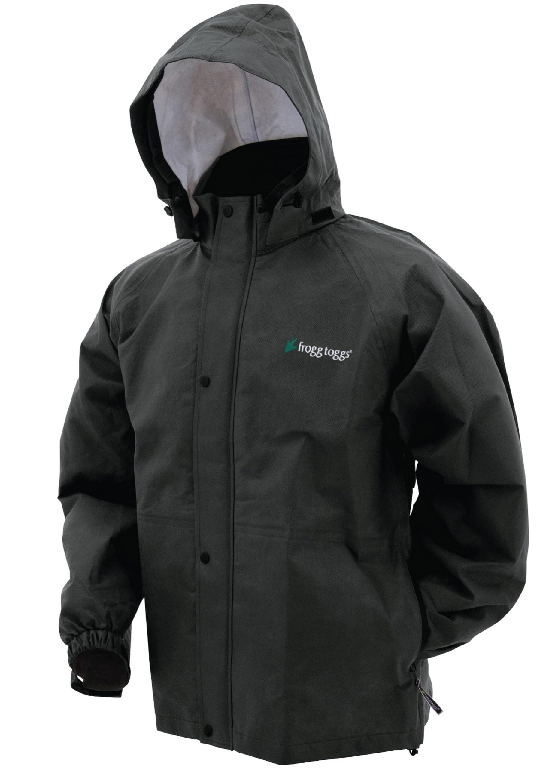 Frogg Toggs Bull Frogg Waterproof Rain Jacket, Black, Xxx-Large