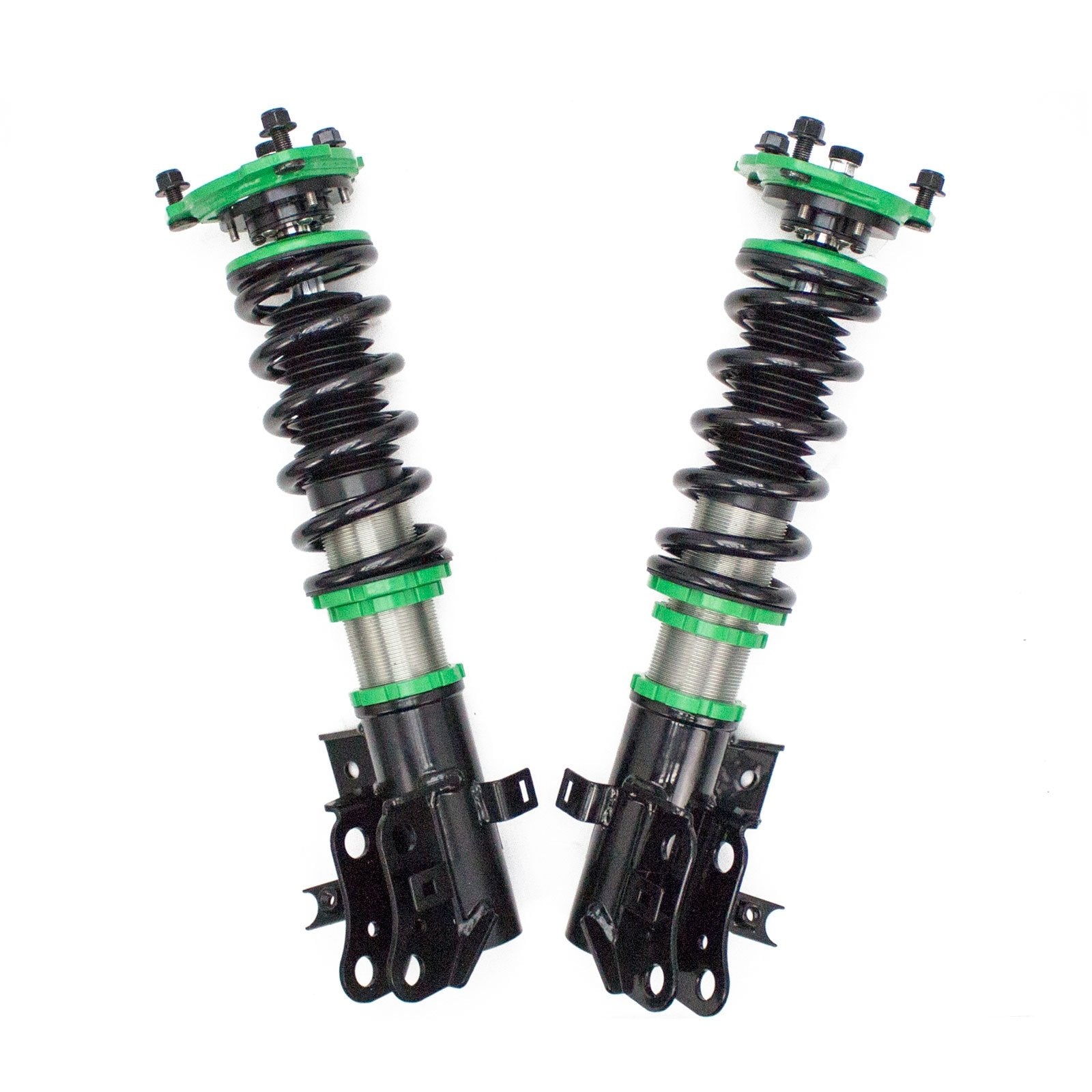 Rev9 R9-Hs2-011_2 Hyper-Street Ii Coilover Suspension Lowering Kit, Mono-Tube Shock W/ 32 Click Rebound Setting, Full Length Adjustable, Compatible With Honda Civic Si (Fg/Fb) 2012-13