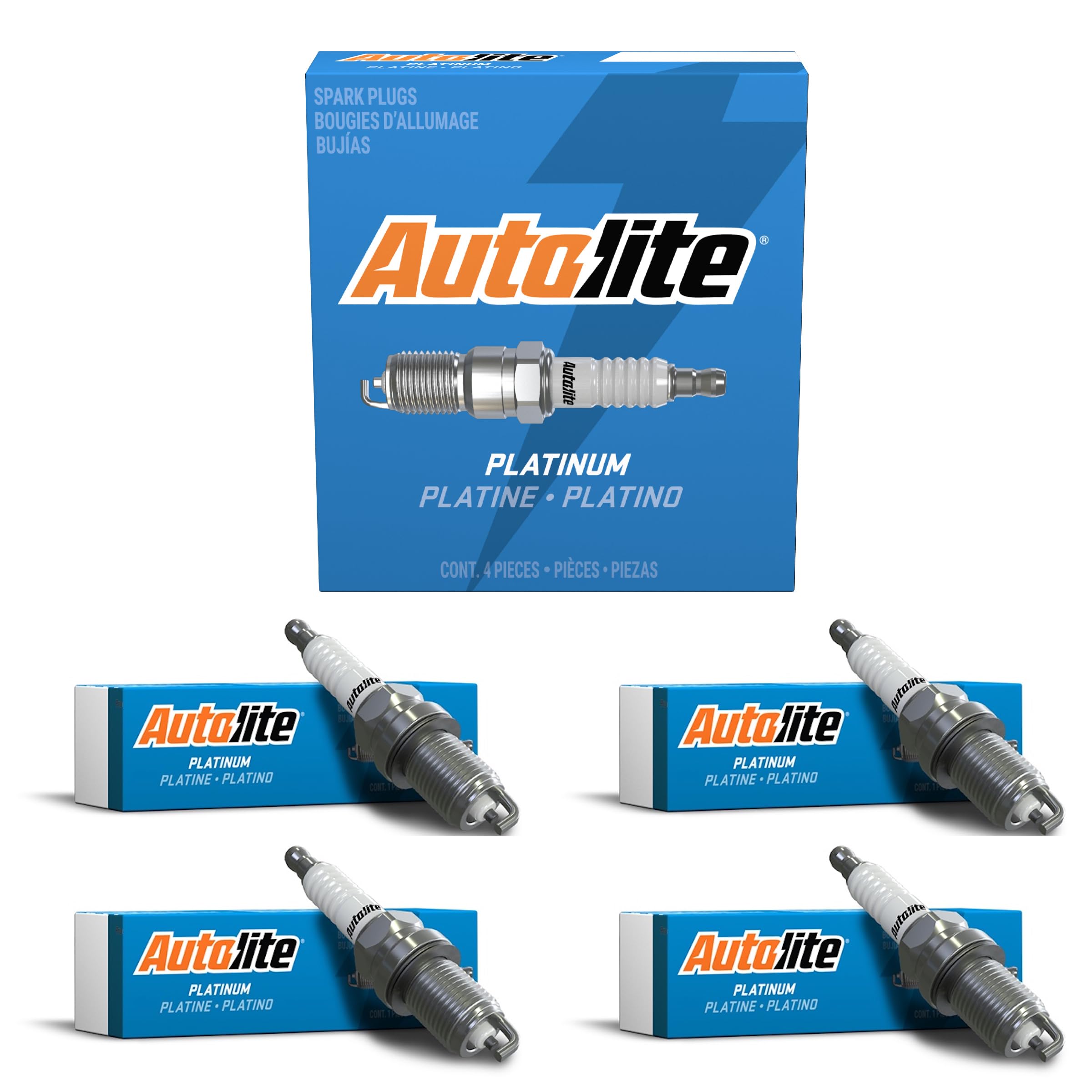 Autolite Platinum Ap3923 Automotive Replacement Spark Plugs (4 Pack)
