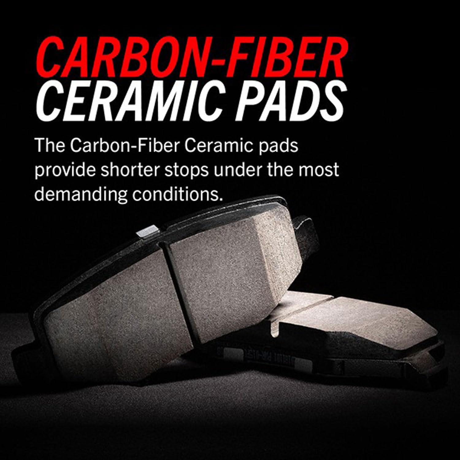 Power Stop Z36-1806 Rear Z36 Truck & Tow Carbon Fiber-Ceramic Brake Pads with Hardware For Chevrolet Colorado 2015-2020, GMC Can