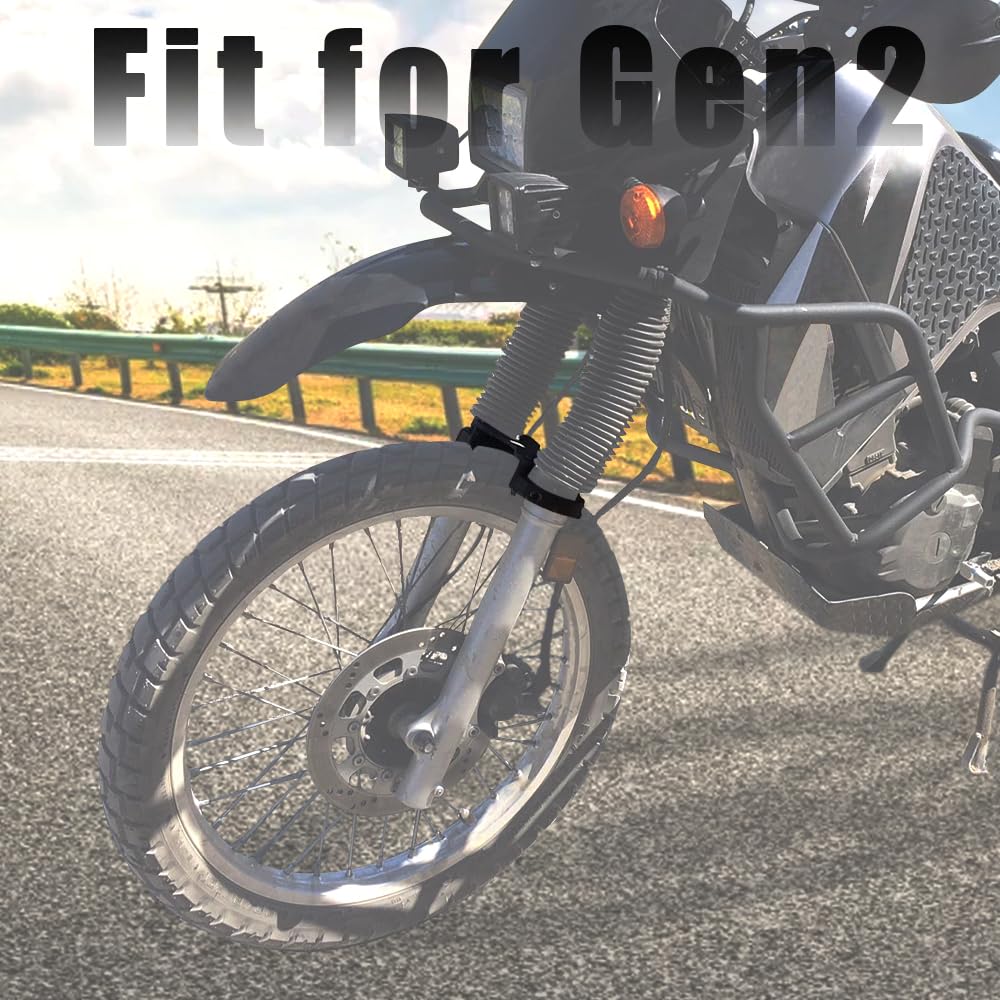 Xitomer Motorcycle Fork Brace, Aluminium, Fit for KLR650 2008-2018, Black