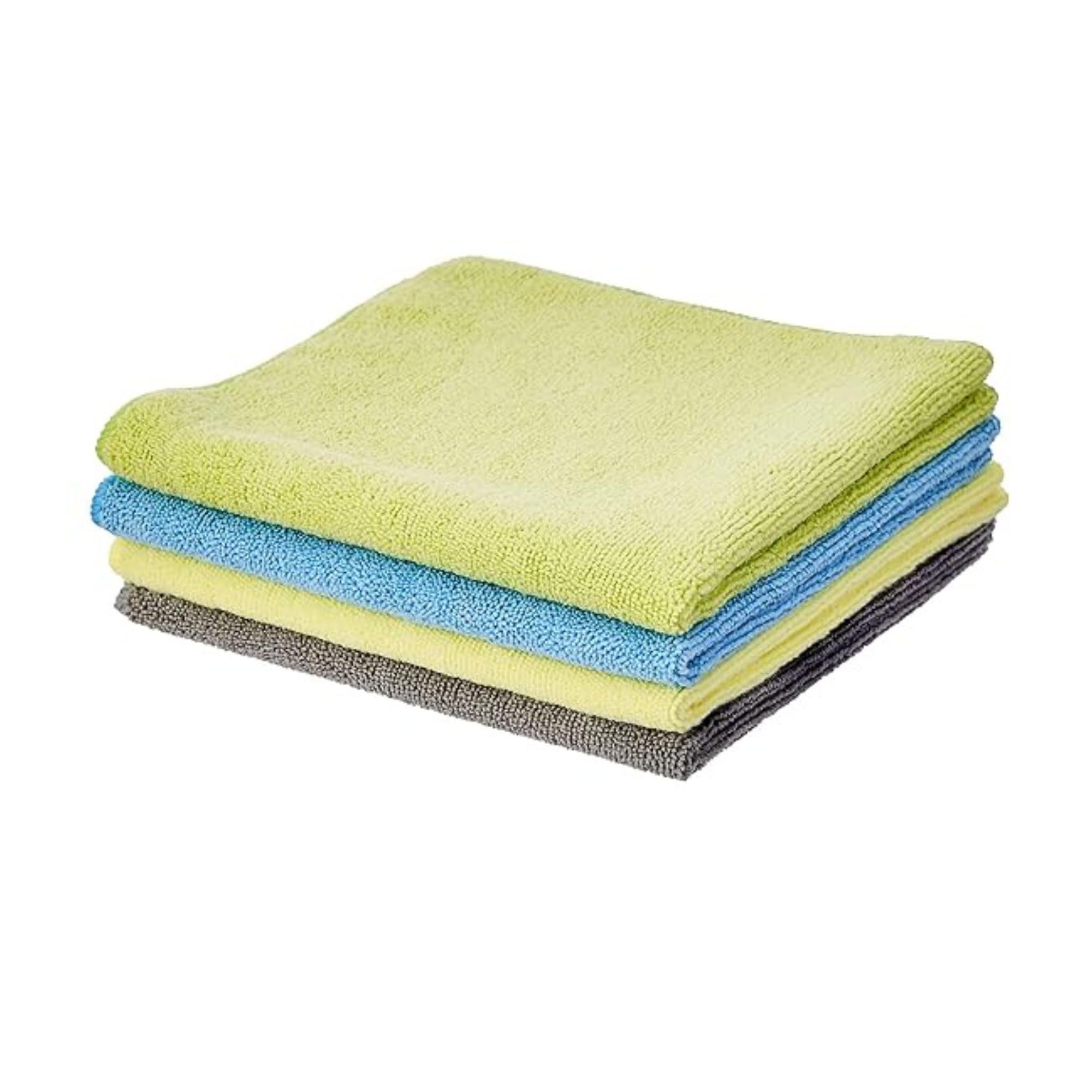 CRYSTALFRESH Soft Microfiber Cloth for Car Thick Lint & StreakFree Multipurpose Cloths  Microfibre Towels  280 GSM (Random De