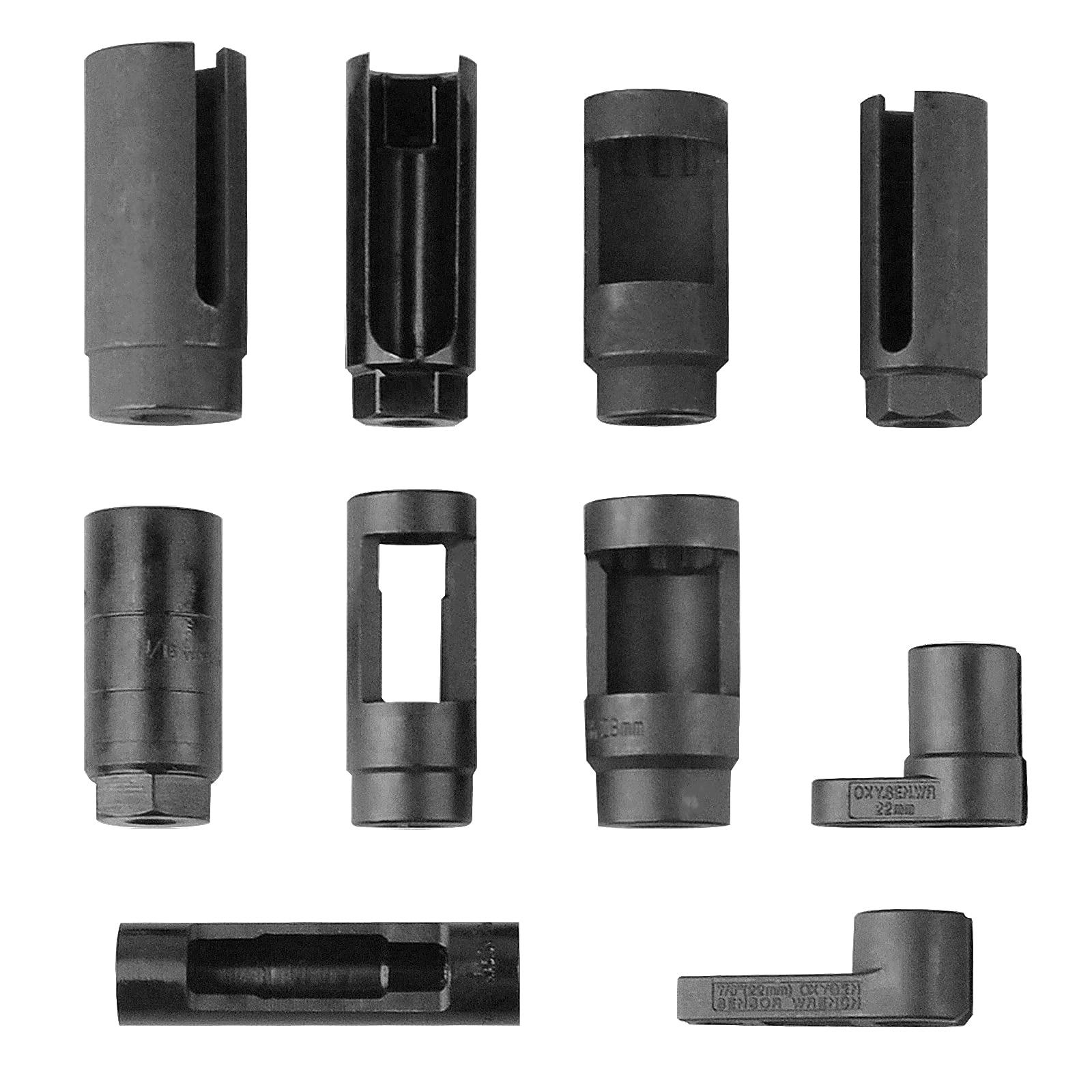 10Pcs Oxygen Sensor Socket Set Sensor Oil Pressure Sending Unit Removal Kit