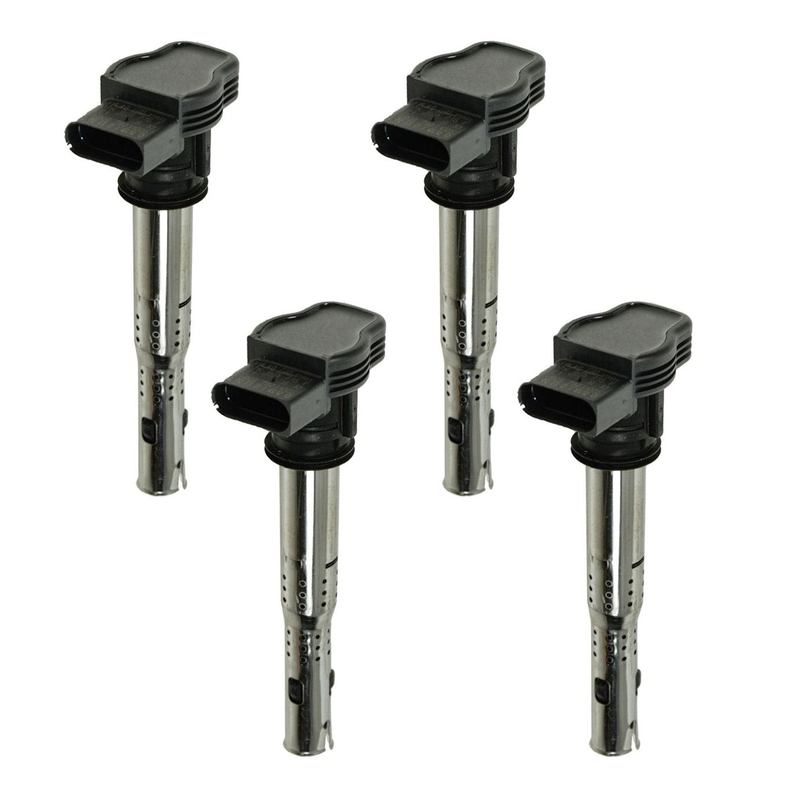 Trq Ignition Coil Set Compatible With 05-18 Audi 06-17 Volkswagen