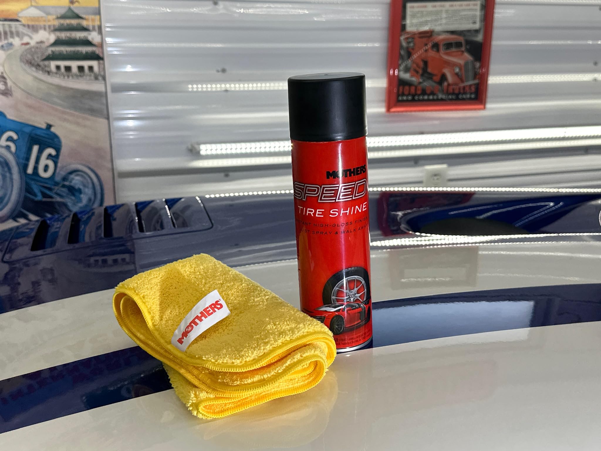 Mothers 16915 Speed Tire Shine, 15 Oz.
