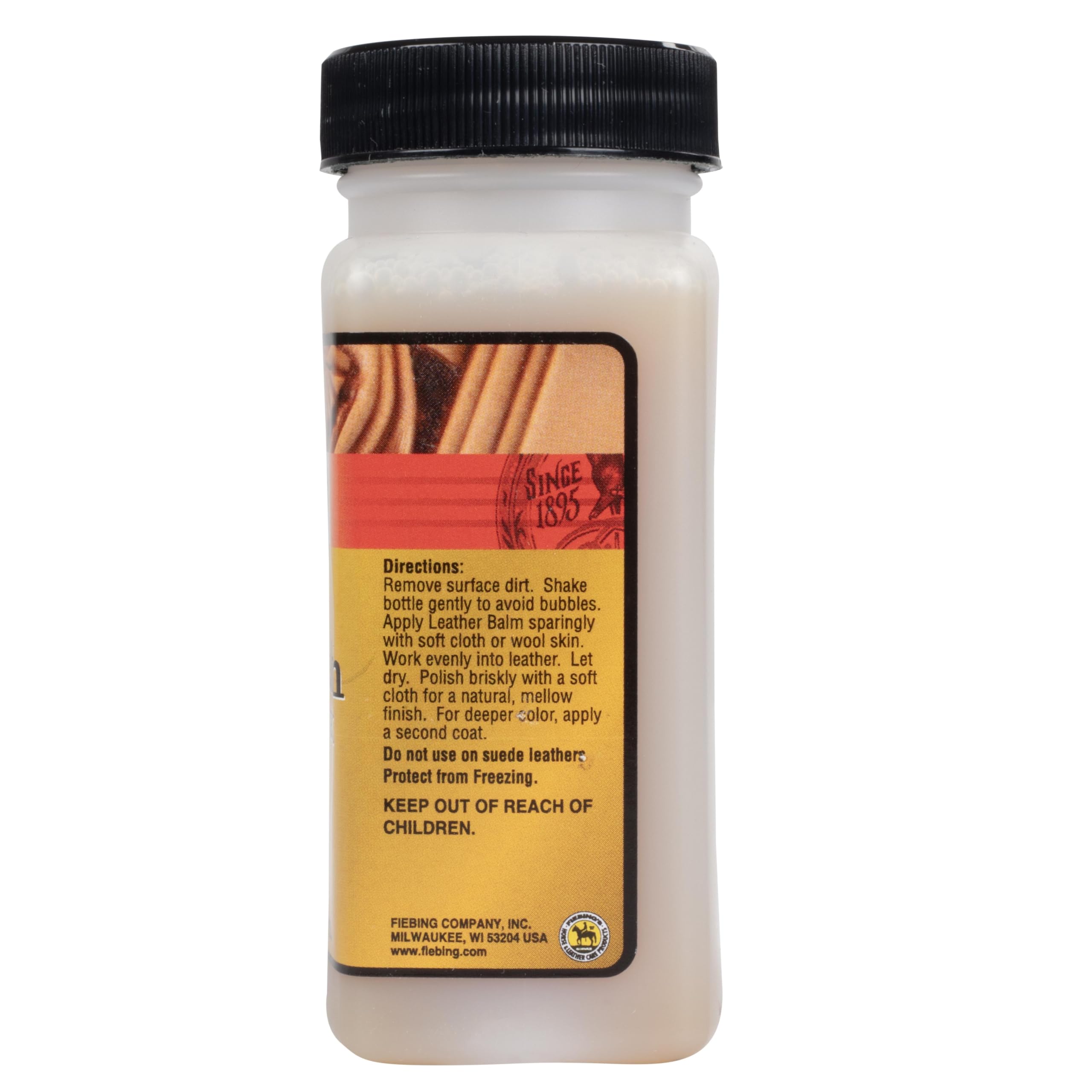 Leather Balm With Atom Wax Neutral, 4 Oz