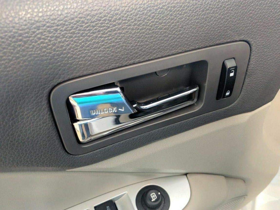 Inside Interior Inner Door Handle W/Chrome Lever For 06-12 Fusion Mkz Milan (Front Left) 69004