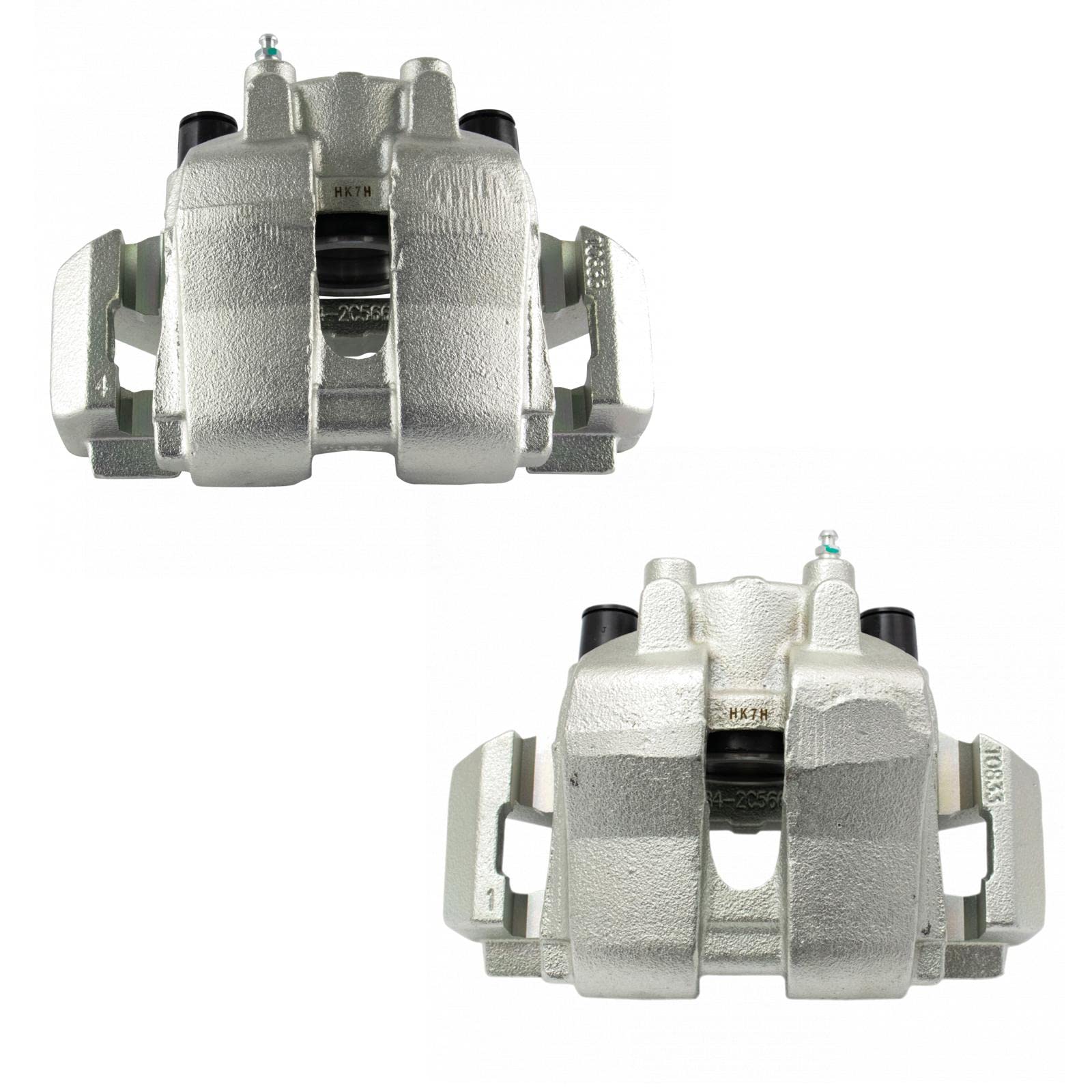 Trq Front Brake Caliper Set Compatible With 2005-2009 Ford Escape Mazda Tribute 2007-2009 Mercury Mariner