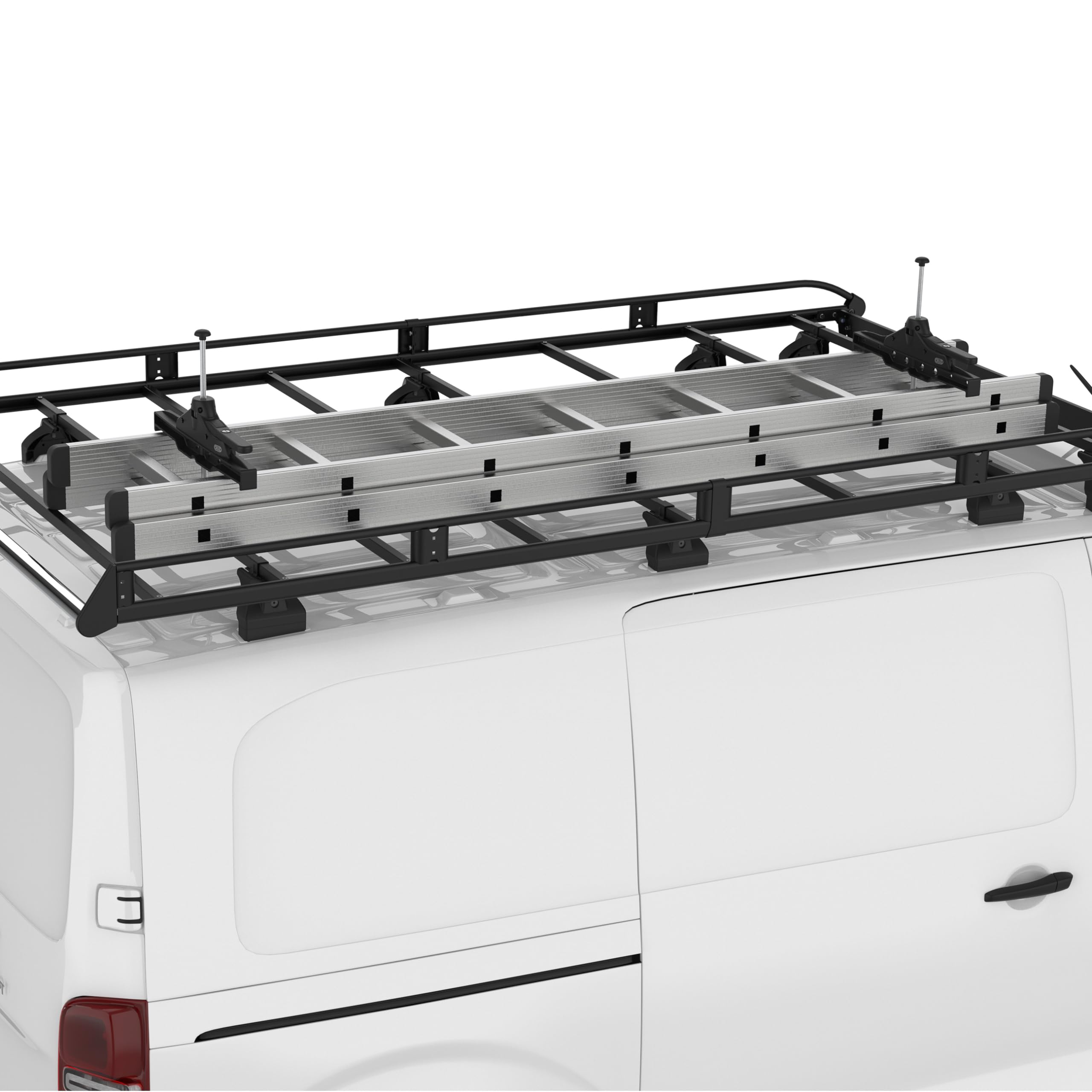 CRUZ Ladder Clamp - Innovative Fitting System, Ergonomic Design, Quick Assembly, Black, Model 941-043, Durable Plastic