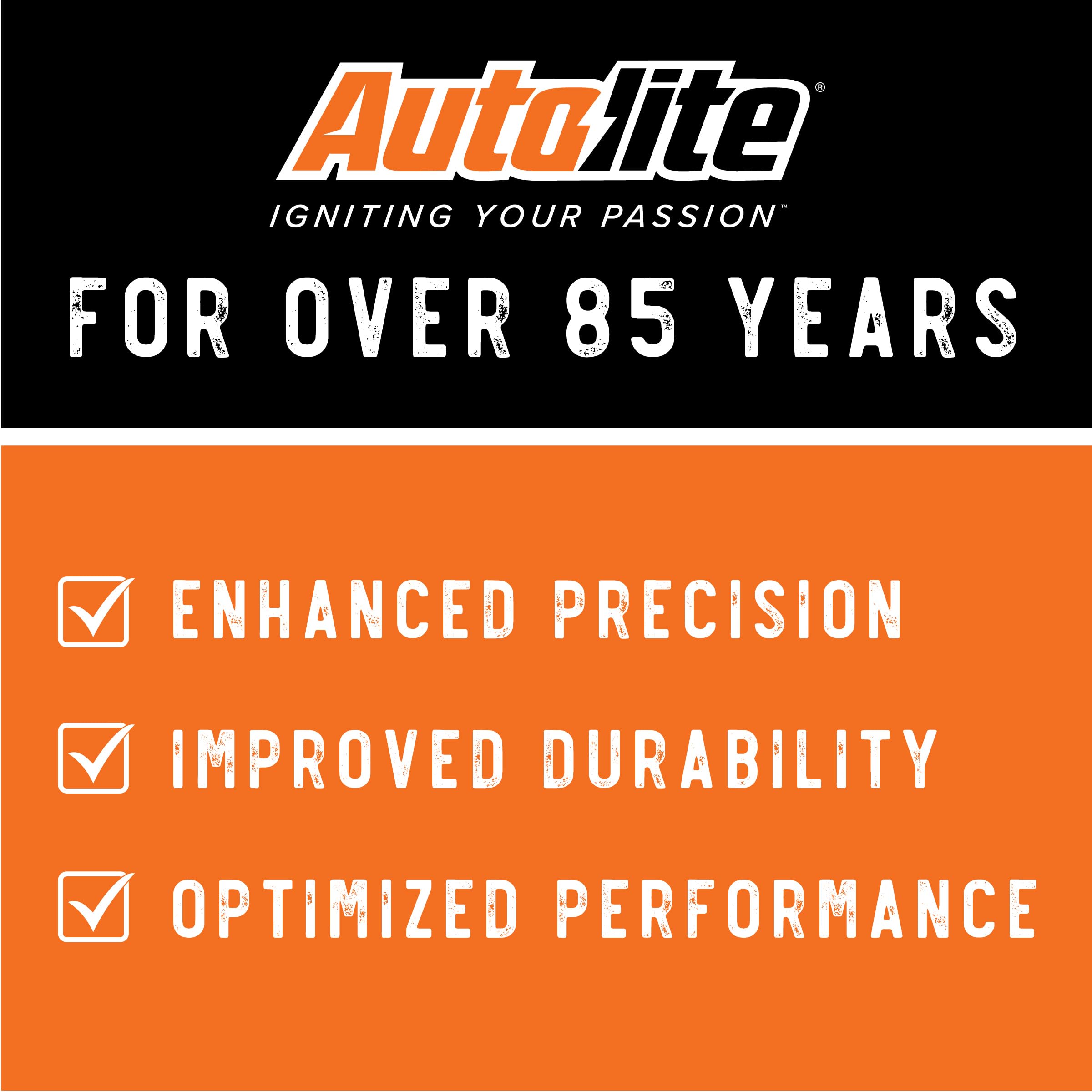 Autolite App5426 Double Platinum Automotive Replacement Spark Plugs (4 Pack)