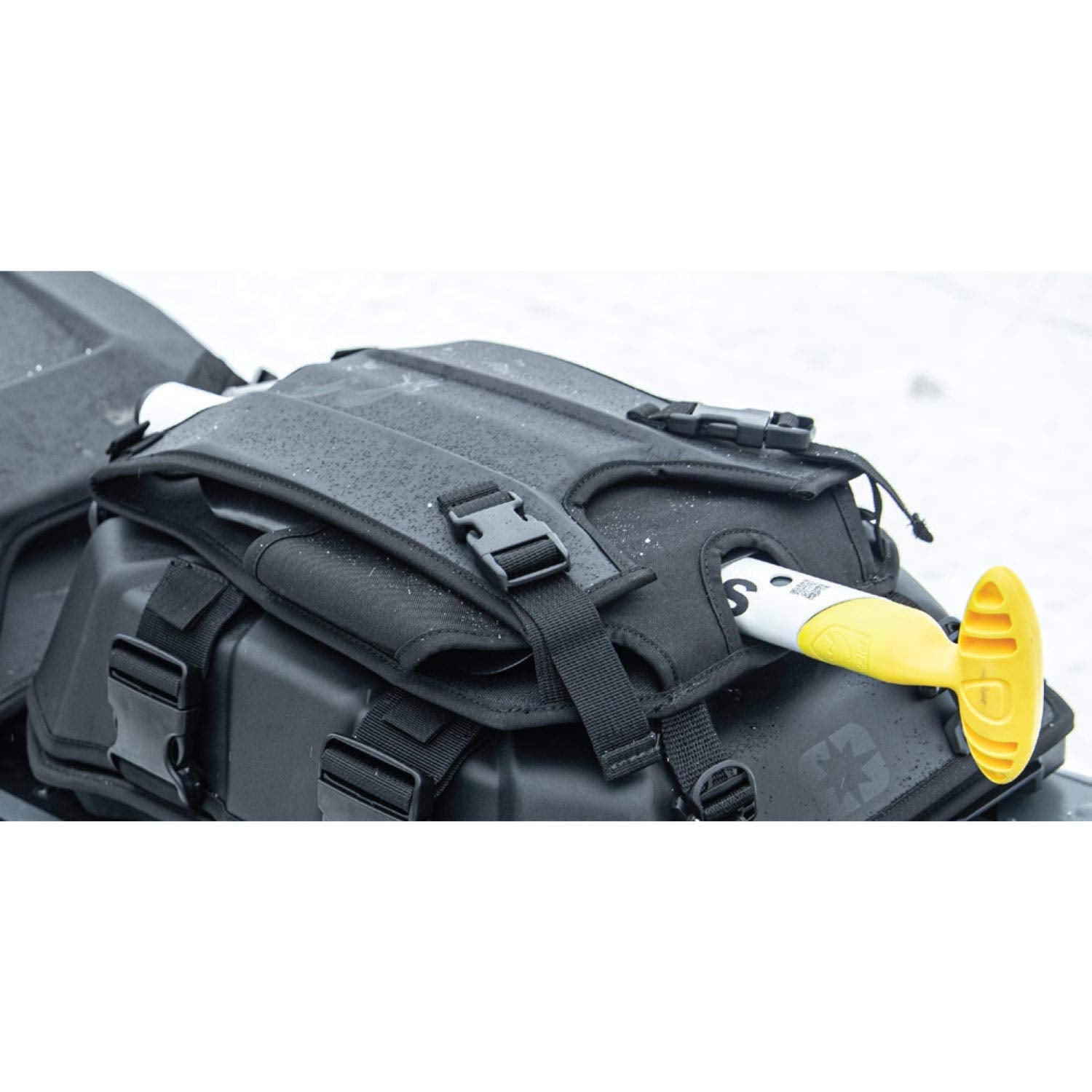 Polaris Snowmobile Shovel Jacket for Lock & Ride Flex Burandt Tunnel Bag, Black Waterproof Cargo Bag, Easy Install, Direct Attac