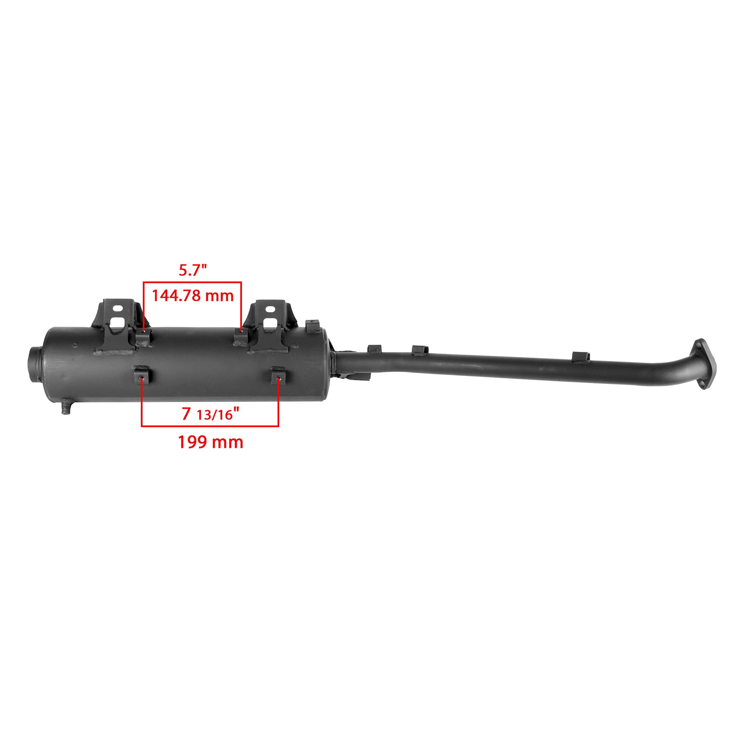 Caltric Muffler with Gasket for Kawasaki Brute Force 750 KVF750 4x4I 2006-2011