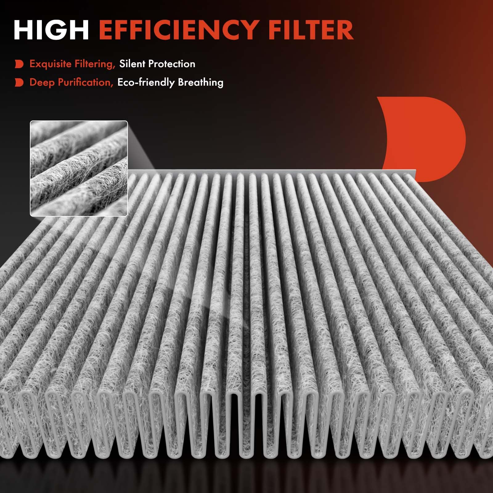 A-Premium Cabin Air Filter With Activated Carbon Compatible With Jeep Grand Cherokee 2011-2021, Grand Cherokee Wk 2022-2022 & Do