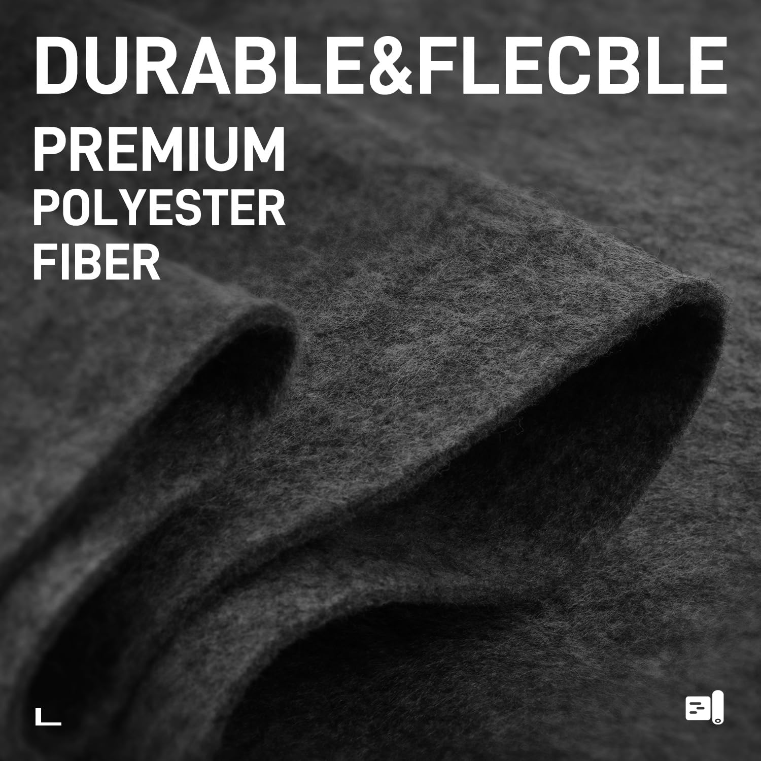 Halero 78''x40'' Grey Underfelt Carpet for Speaker, Sub Box Carpet, Auto, RV, Boat, Marine, Truck, Car Trunk Felt Fabric Materia