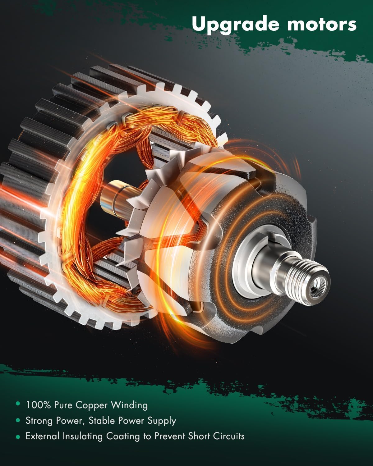 SCITOO Alternator Fit for Chevrolet for Cruze 2011 2012 2013 2014 2015 2016, L4 1.8L- 12V 130Amp CW SC6 Pulley Class, Replace OE
