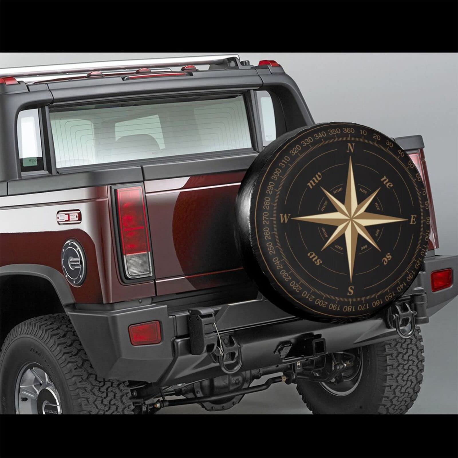 Rv Spare Tire Covers for Rv Trailers Wheel Protectors Tyre Covers Weatherproof and Dustproof Wheel Covers Universal Fit for Trai