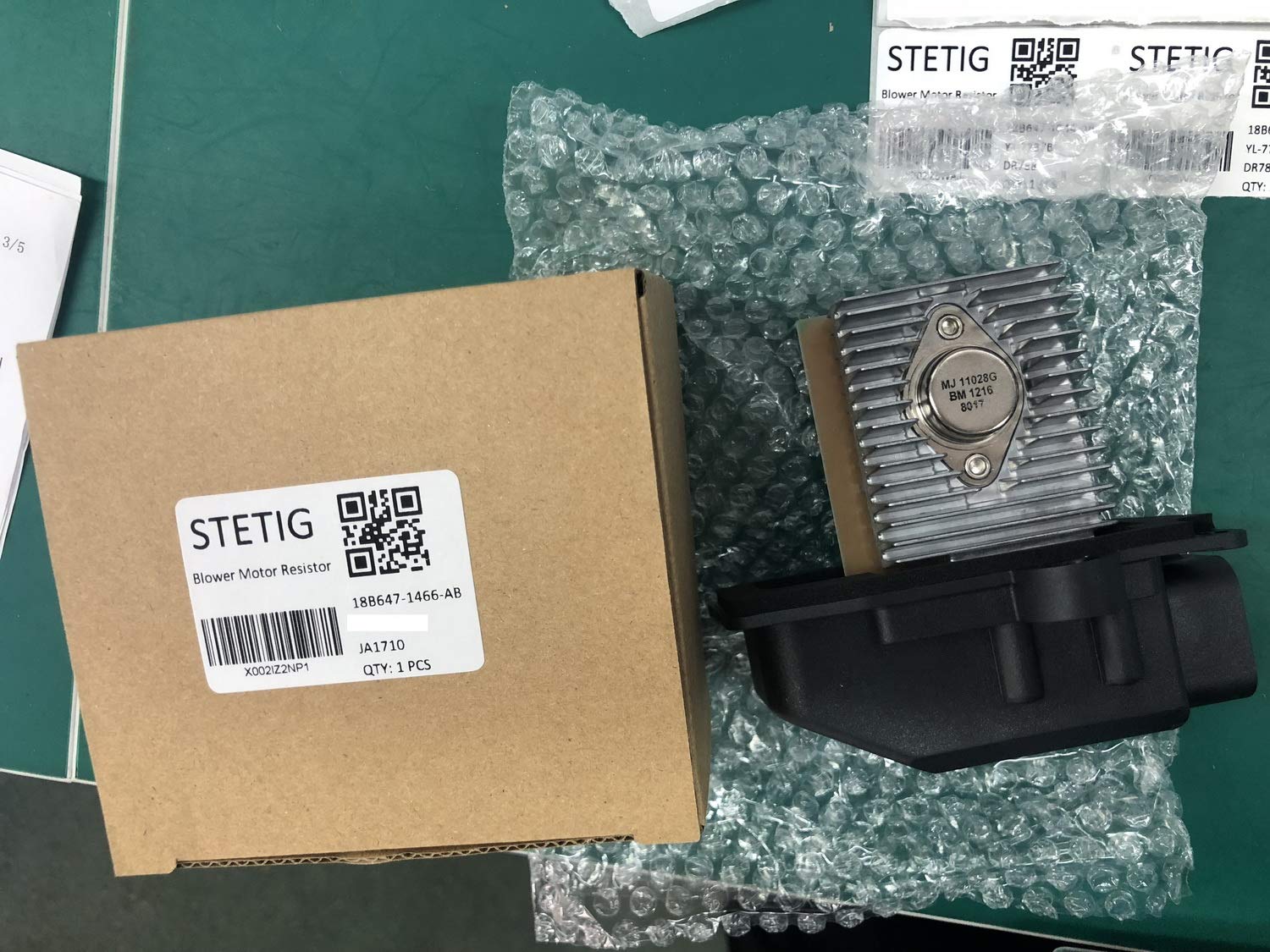 STETIG Auto Temp Control Blower Motor Resistor for 98-11 Crown Victoria, 97-02 Town Car, 98-11 Grand Marquis, Model 18B647-1466