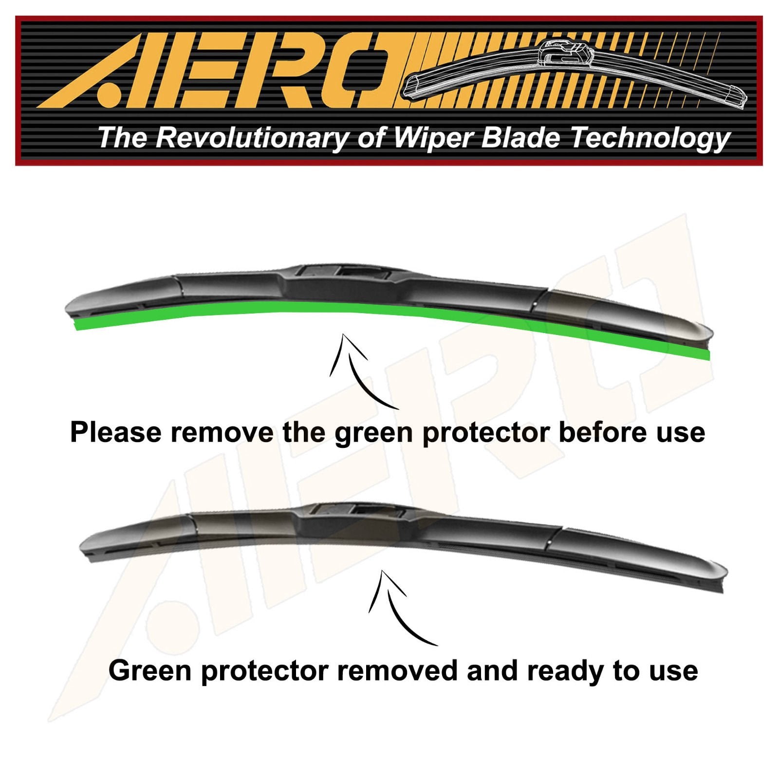 Aero Hybrid 24'' + 18'' Premium Quality All-Season Windshield Wiper Blades (Set Of 2)
