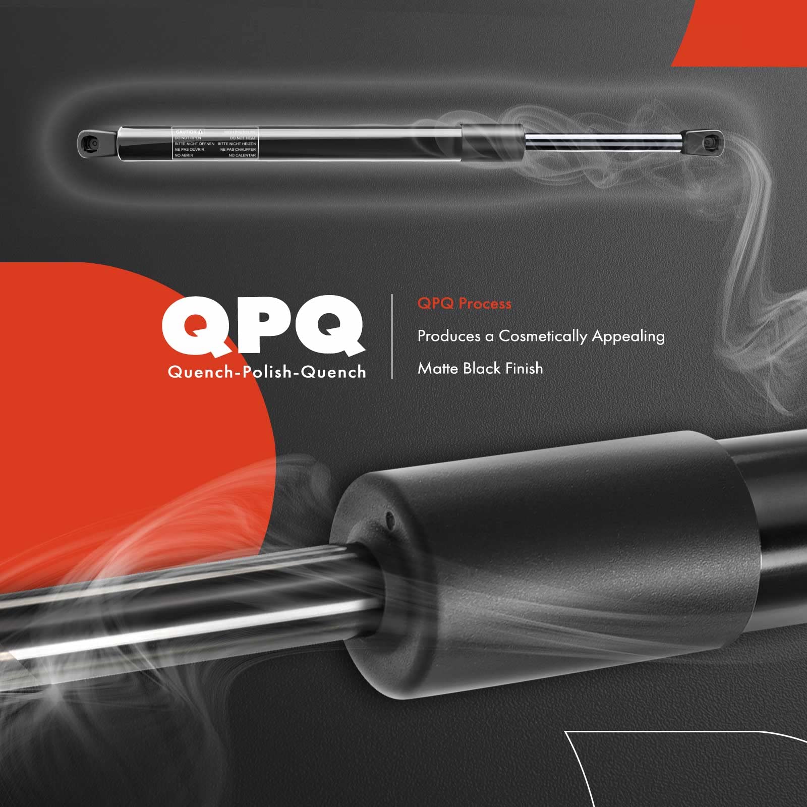 A-Premium Tailgate Rear Hatch Lift Supports Shock Struts Springs Compatible With Select Jeep Models - Grand Cherokee 2011 2012 2