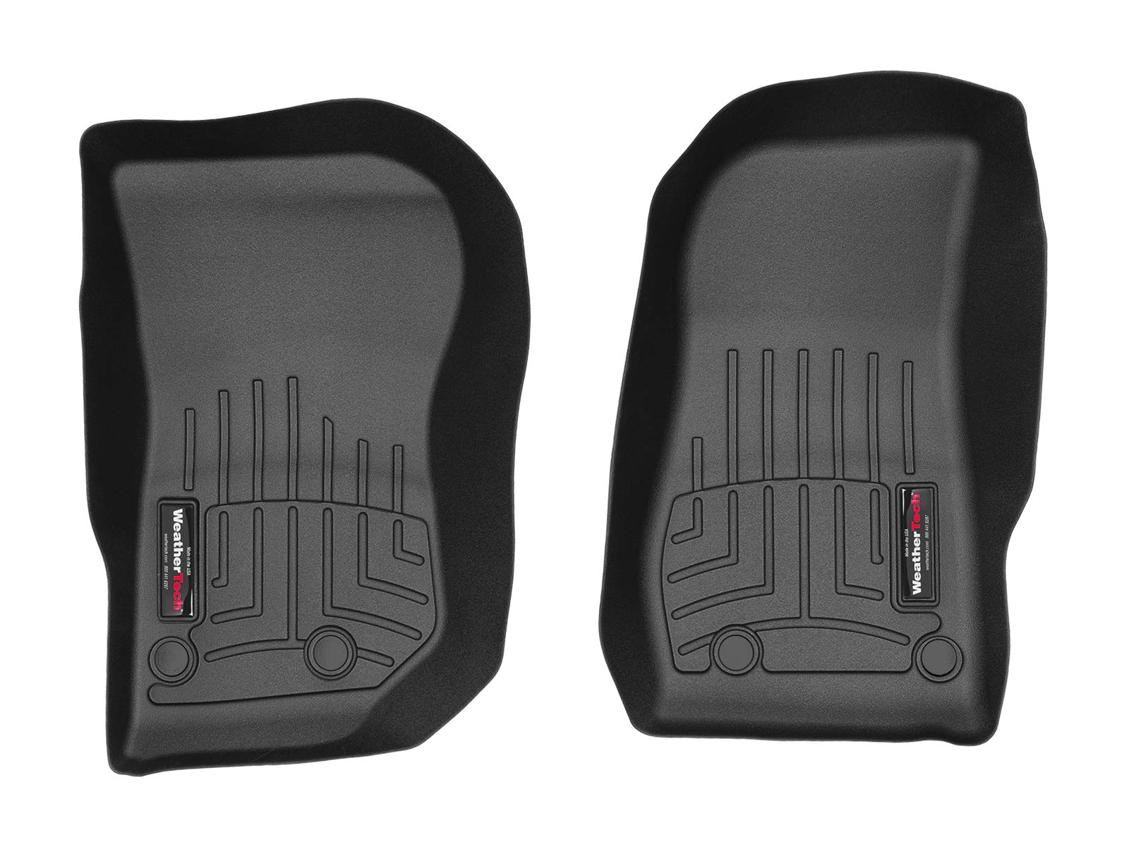 WeatherTech Custom Fit FloorLiners for Jeep Wrangler 2-Door, Wrangler JK Unlimited 4-Door, Wrangler Unlimited 4-Door, Wrangler J
