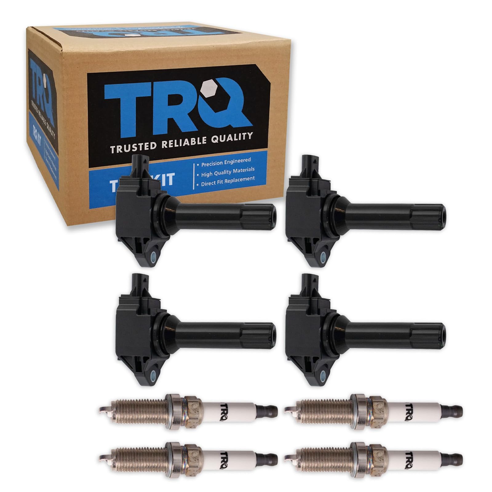 Trq Ignition Kit Ignition Coil Spark Plugs Compatible With 2014-2016 Subaru Forester 2013-2015 Impreza 2013-2014 Legacy Outback
