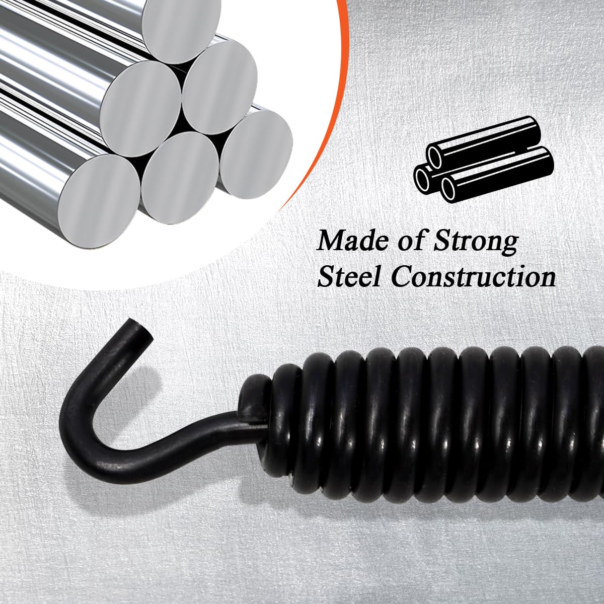 FOVPLUE Kickstand Spring, Jiffy Stand spring for Harley Touring 2007-2023 and Softail 2007-2018, for Road Glide Road King Street
