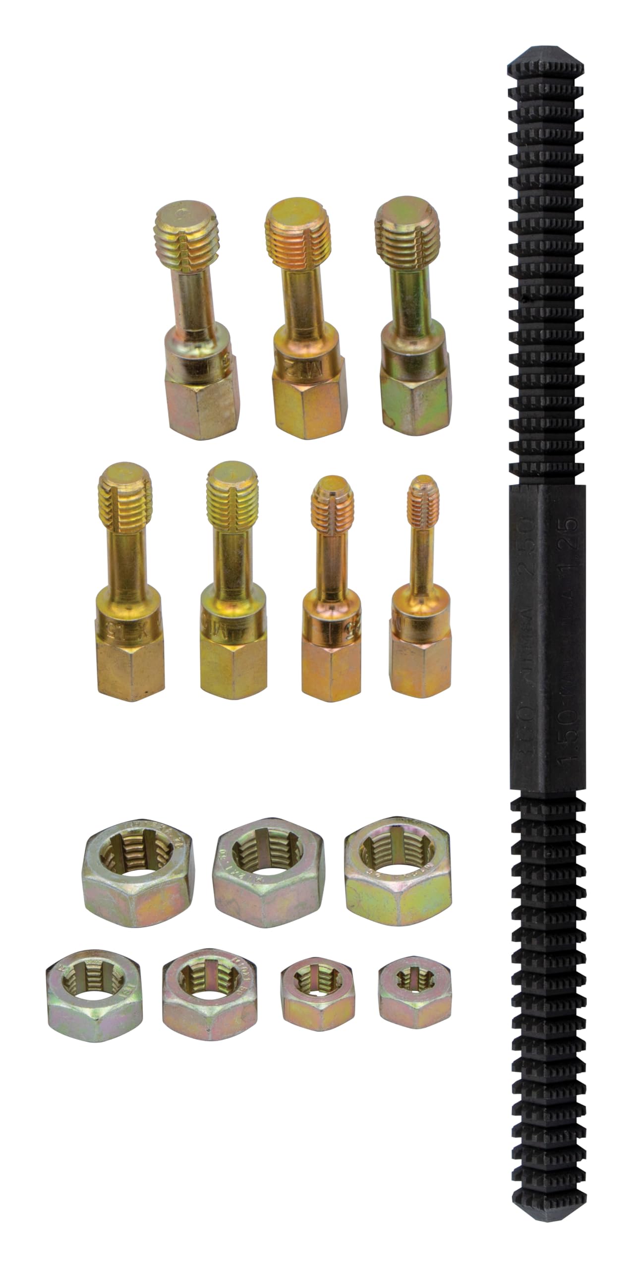 Lang Tools 2584 15-Piece Metric Thread Restorer Set, Black , Gray