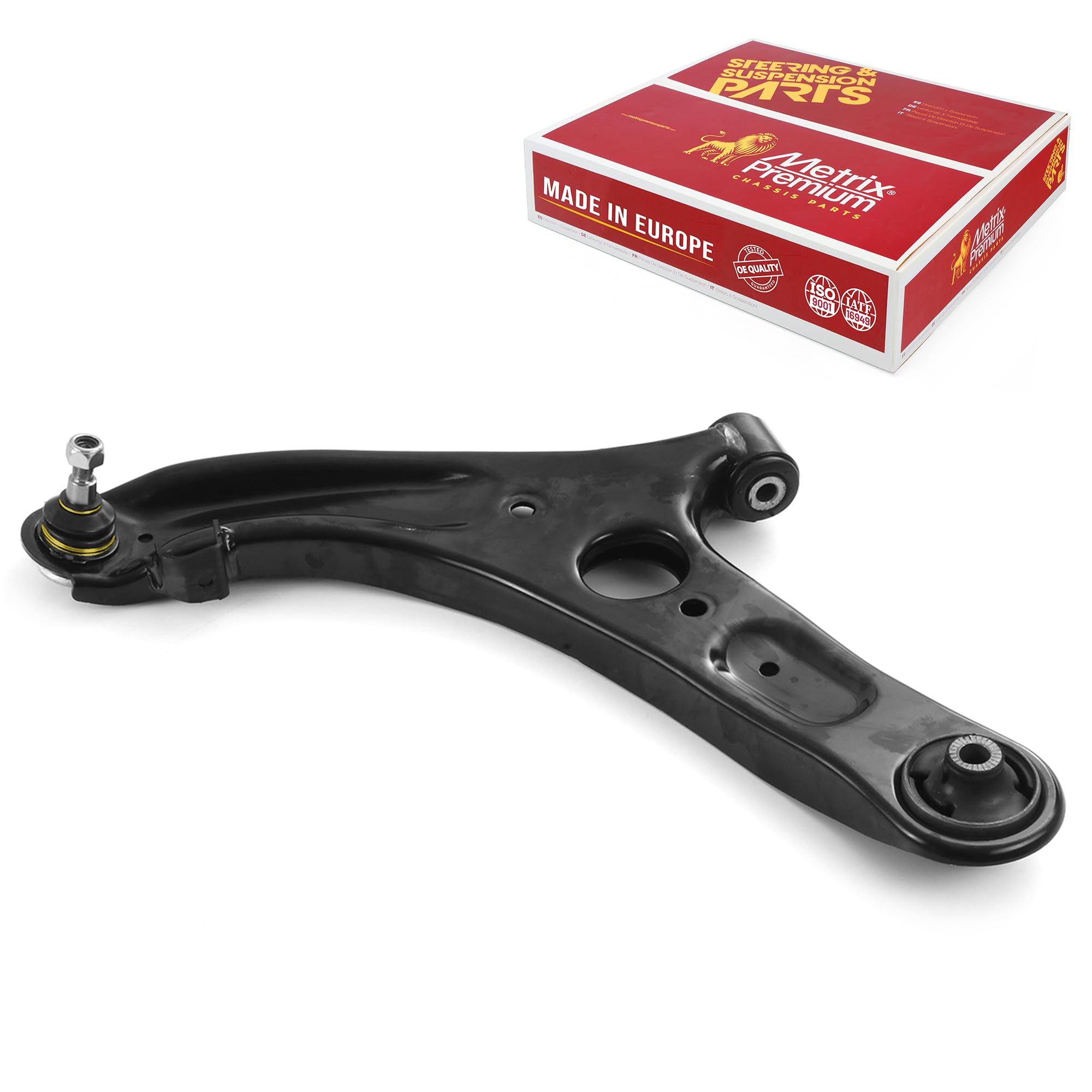 Metrix Premium Chassis Parts - Front Left Lower Control Arm W Ball Joint & Bushing Assembly Fits 2011-2016 Hyundai Elantra, Repl