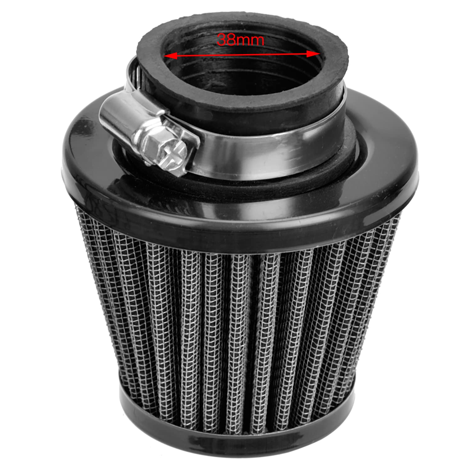 FVRITO VM22 Racing Carburetor for Predator 212cc 196cc Engines - 38mm Air Filter Performance Parts, Black