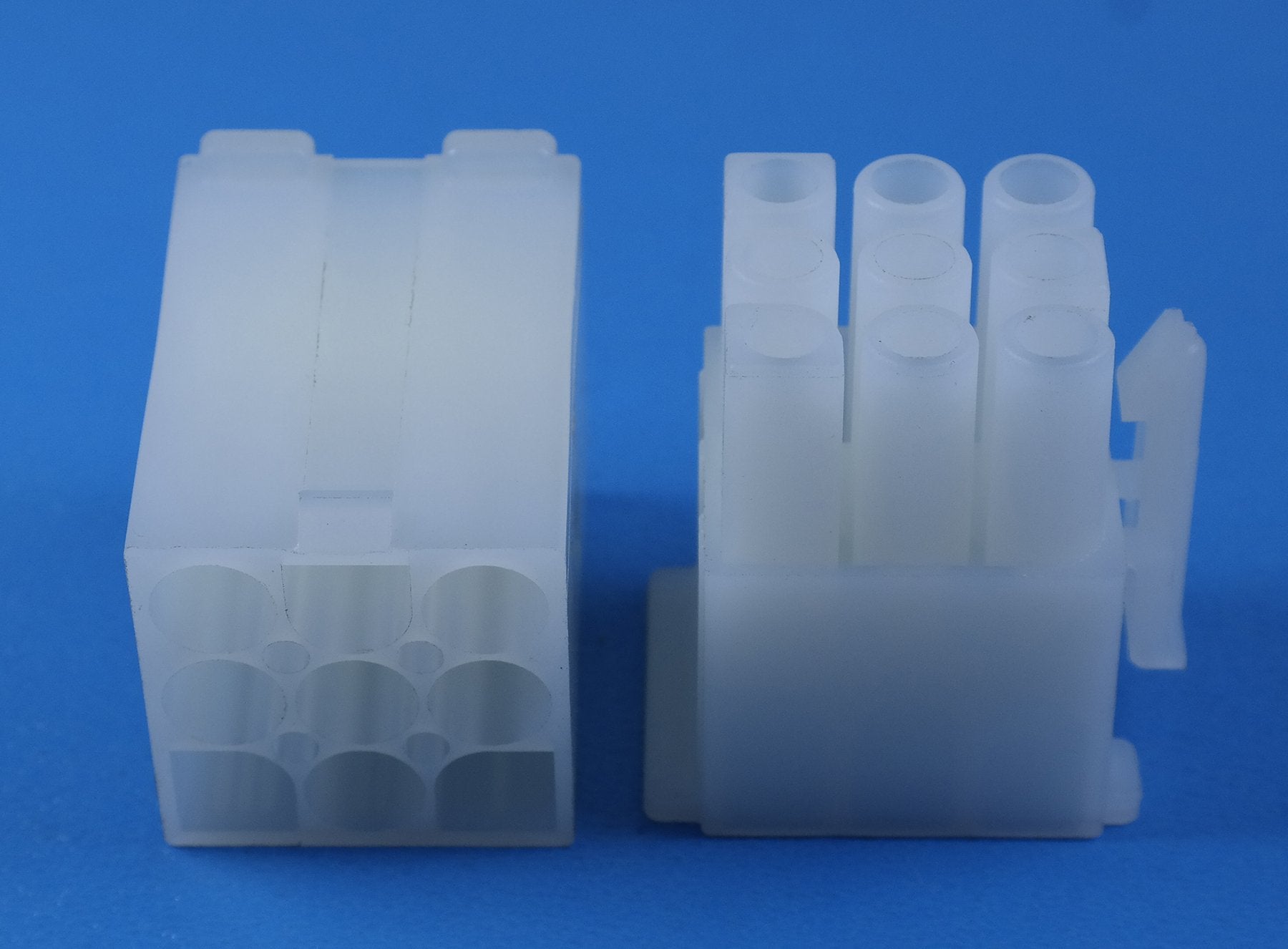 Molex Connector Lot, (9 Circuit ) W/14-20 Awg .093 Pins, Free Hanging, Pitch - Mating Interface .264 (6.04Mm), 94V-2 - 3191 Seri