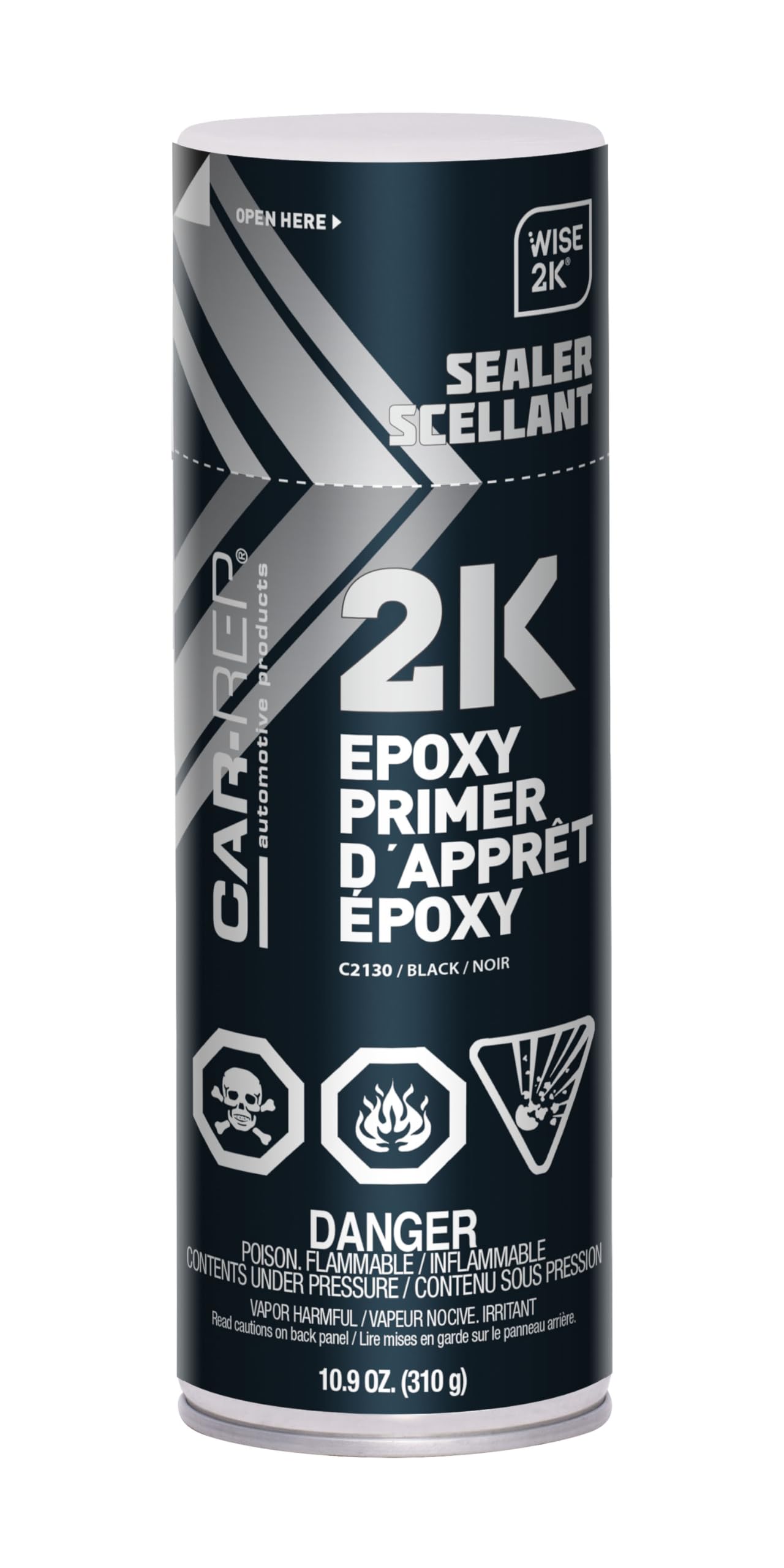 CAR-REP 2K Epoxy Primer with Wise 2K Technology, Suitable for All Kinds of Metals, Carbon Fiber Substrates, Most Automotive Plas
