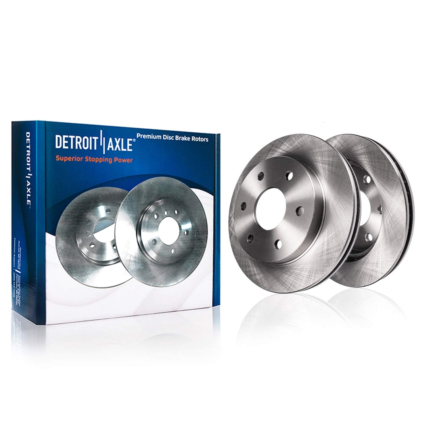 Detroit Axle - 12.32 (313mm) REAR Disc Brake Rotors Replacement for Acura SLX Honda Passport Isuzu Amigo Rodeo Trooper Vehicross