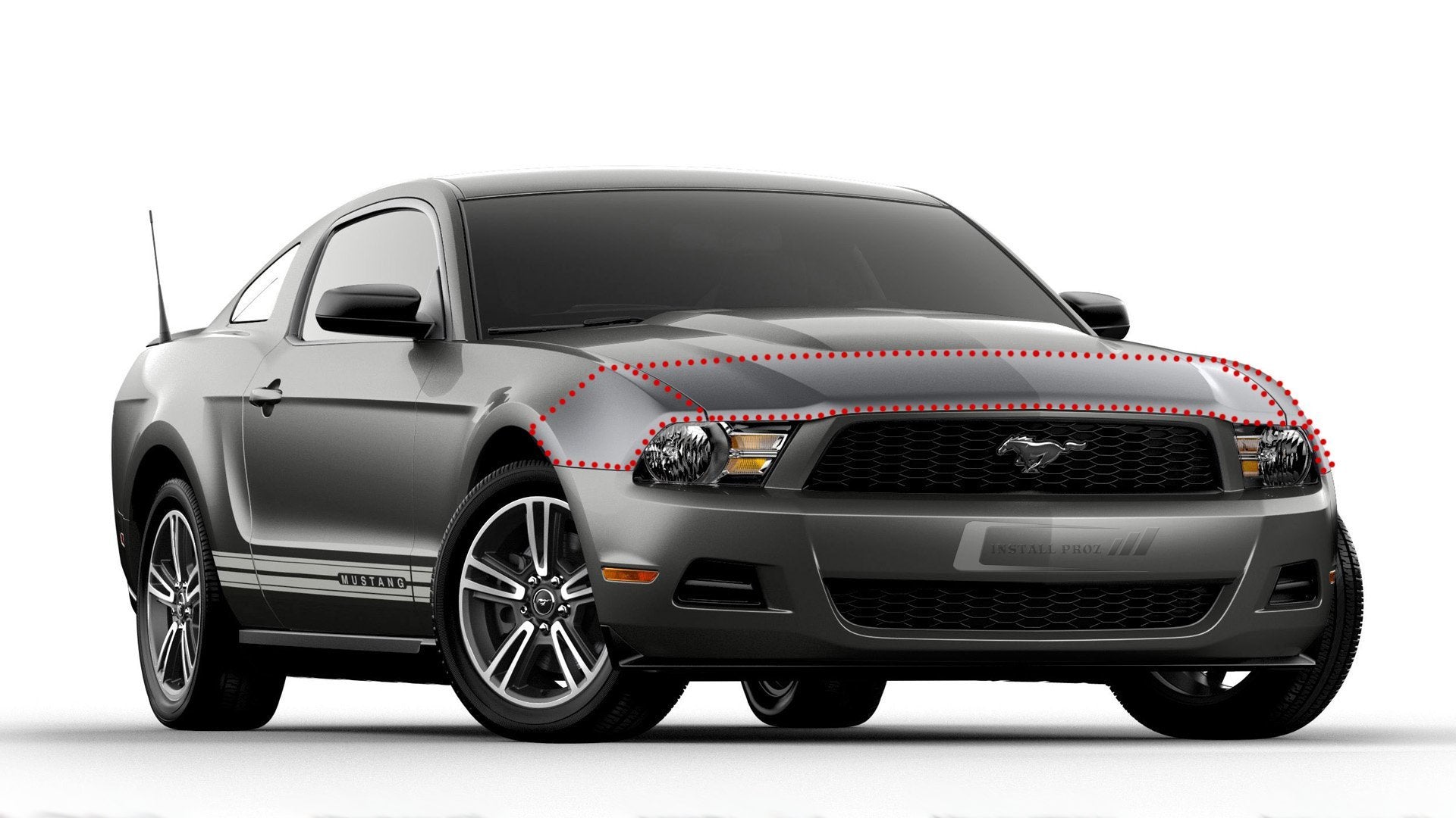 Install Proz Self Healing Universal Clear Paint Protection Bra Hood And Fender Kit (12 X 108)