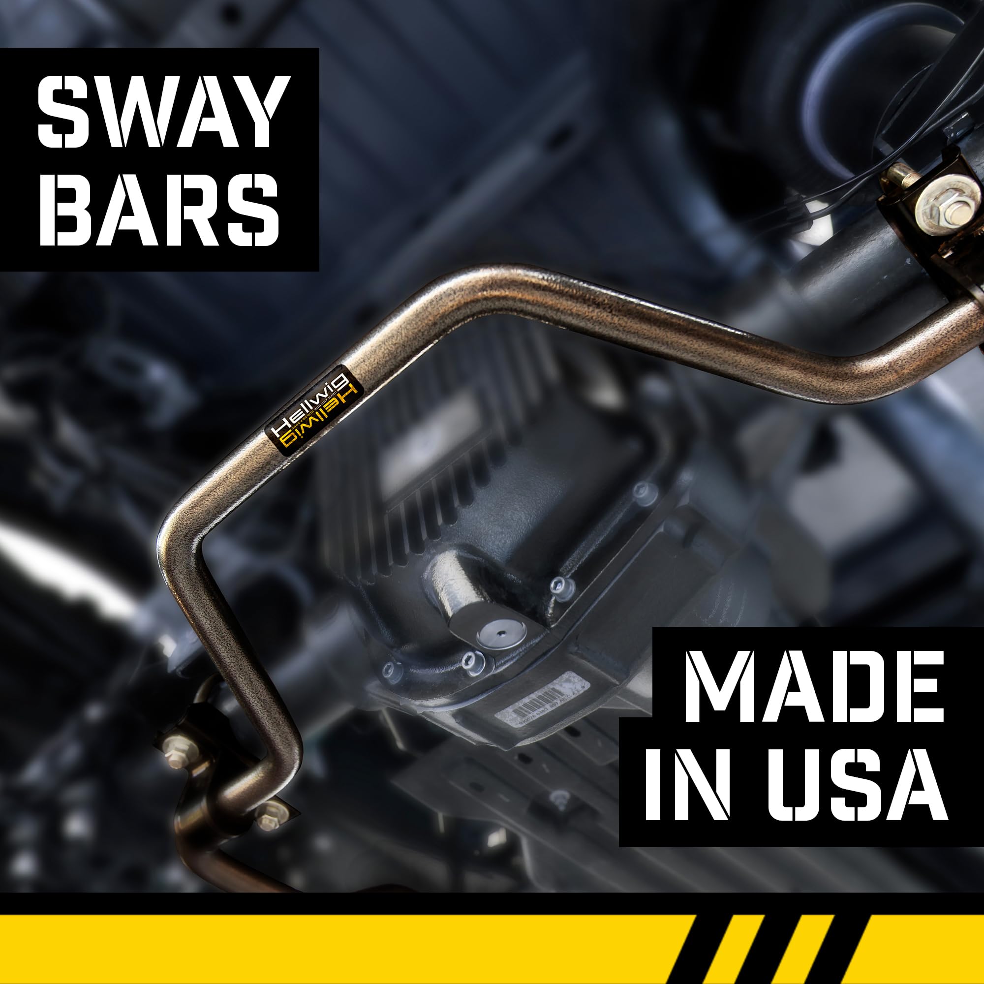 Hellwig 7861 Solid, Heat Treated Chromoly, 3/4 Rear Sway Bar