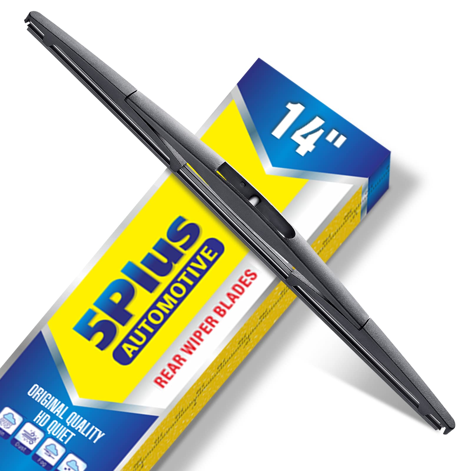 5 Plus 14'' Wiper Blade Rear Replacement For Subaru Forester 2022-2006 Ascent 2022-2019 Impreza 2011-2004 Legacy 09-05 Outback 1