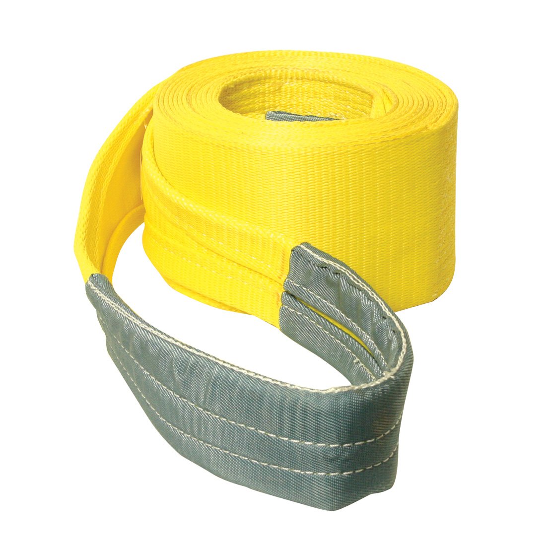 Vulcan Tow Strap With Reinforced Eyes - Heavy Duty - 6 Inch X 30 Foot - 15,000 Pound Towing Capacity