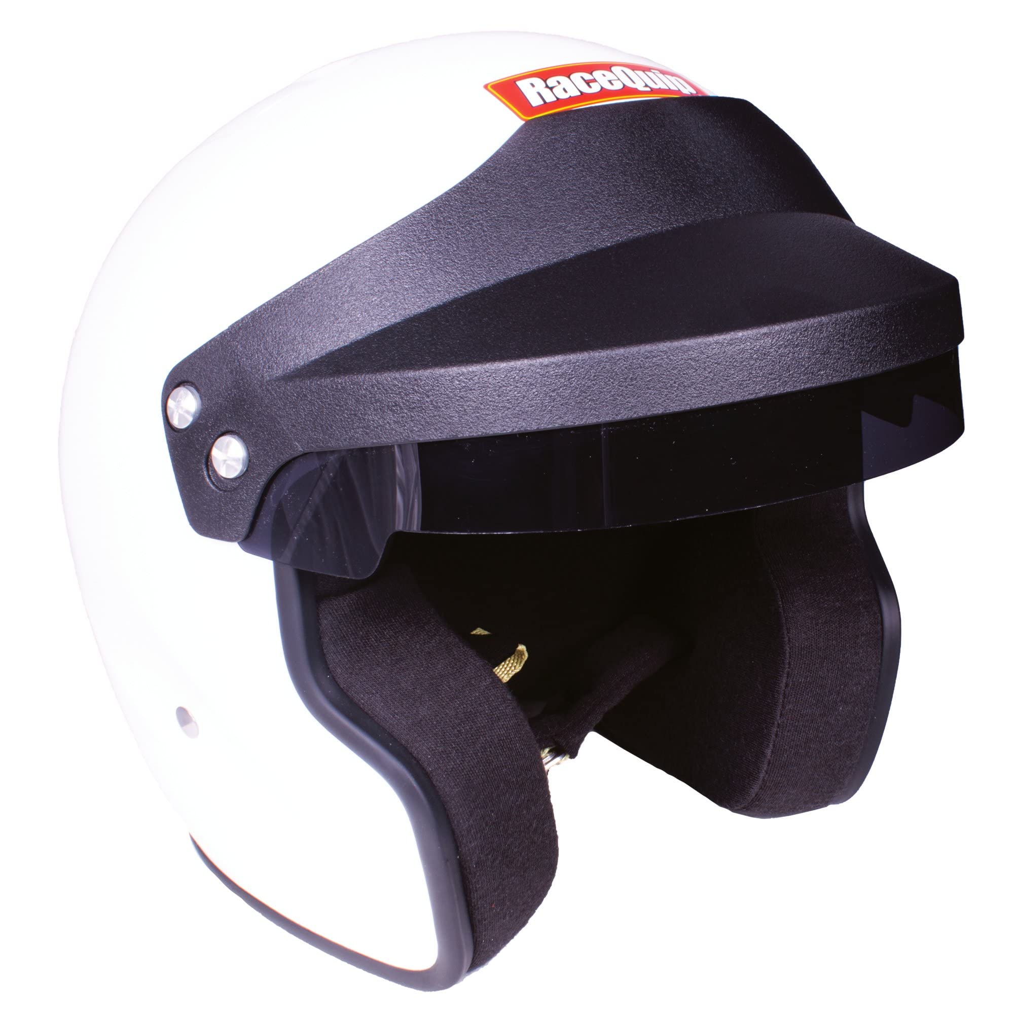 Racequip Open Face Helmet Of20 Series Snell Sa-2020 Rated Gloss White X-Large 256116