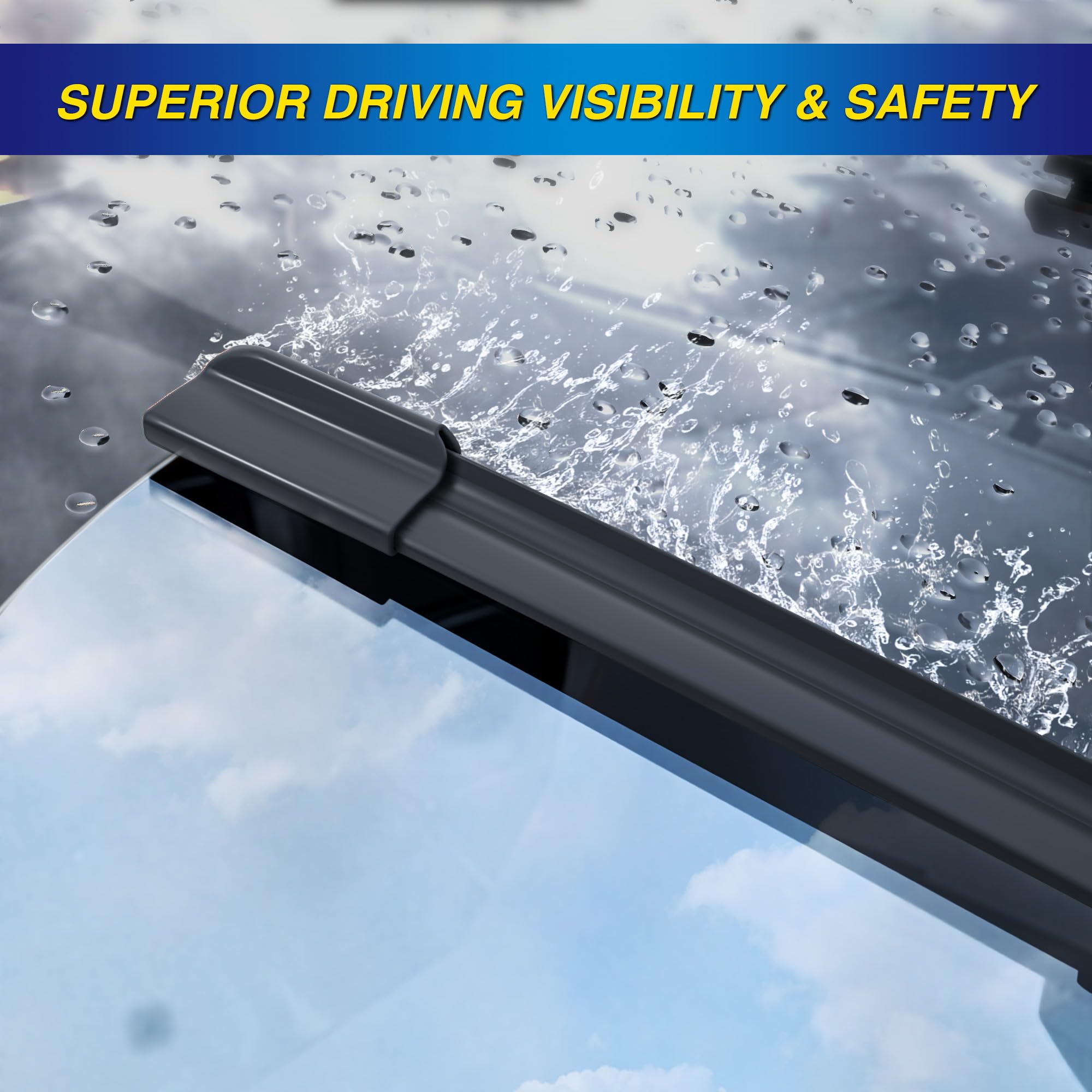 5 Plus Silicone Windshield Wipers Replacement For 2013-2017 Hyundai Elantra Gt 2015-2018 Kia Forte5 Wiper Blades(Set Of 3),Autom