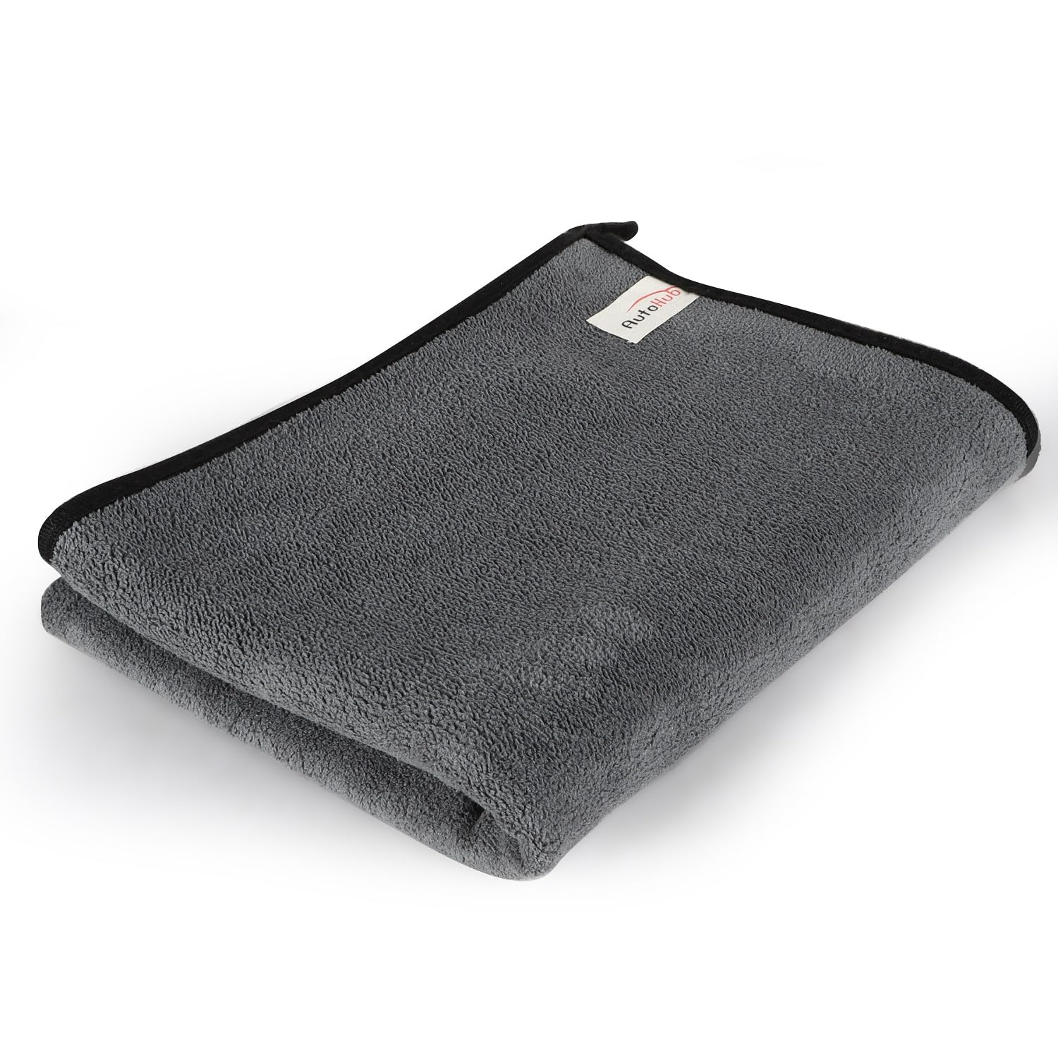 Auto Hub 90x60 cm Microfiber Cloth for Car  Ultra Soft  Suede Edges & Dual Sided Microfiber Cloth  Lint & Streak Free Car Cle